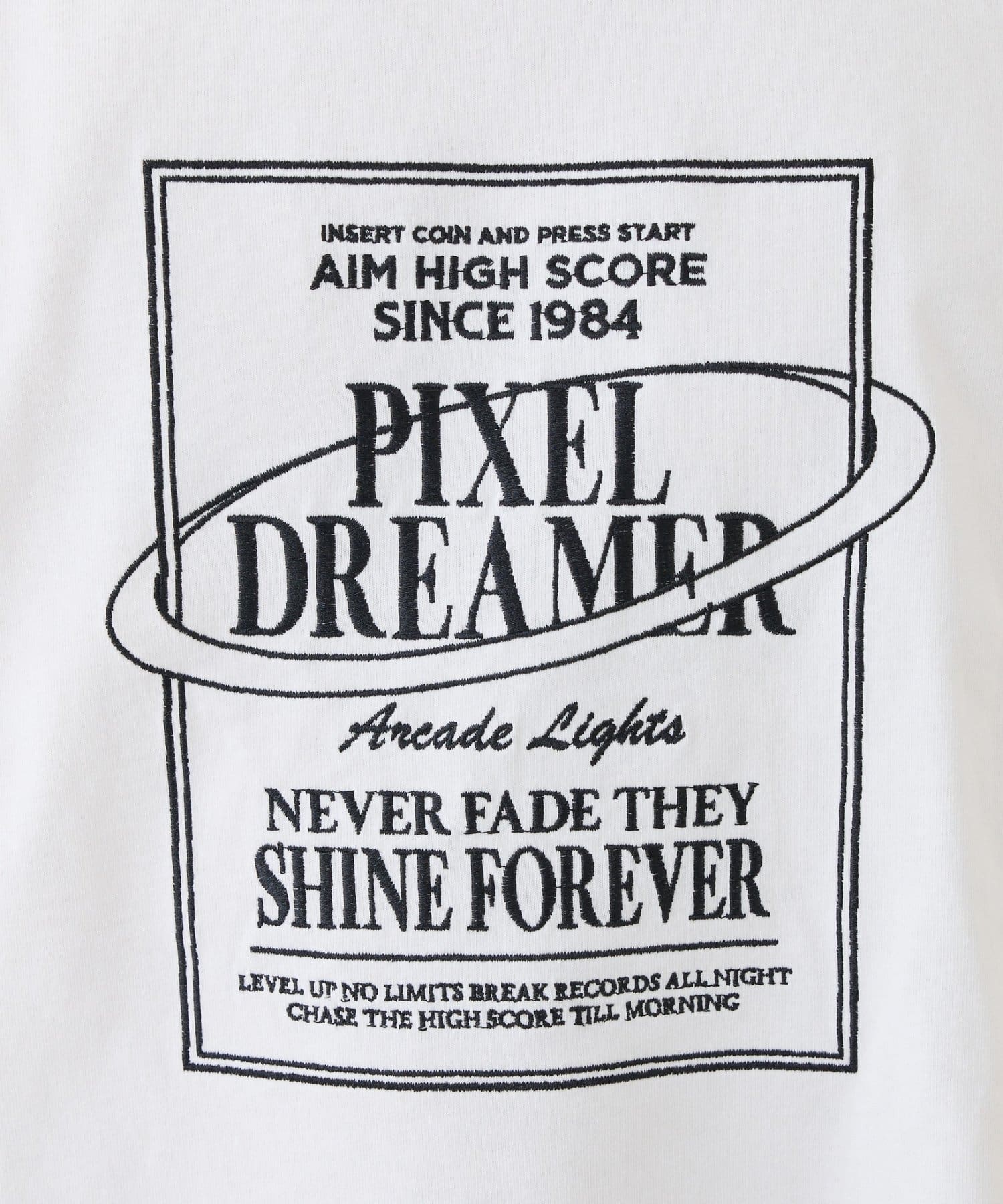 CIAOPANIC TYPY(チャオパニックティピー) 【UNISEX】【プラスサイズあり】スクエア総刺繍ロゴTシャツ