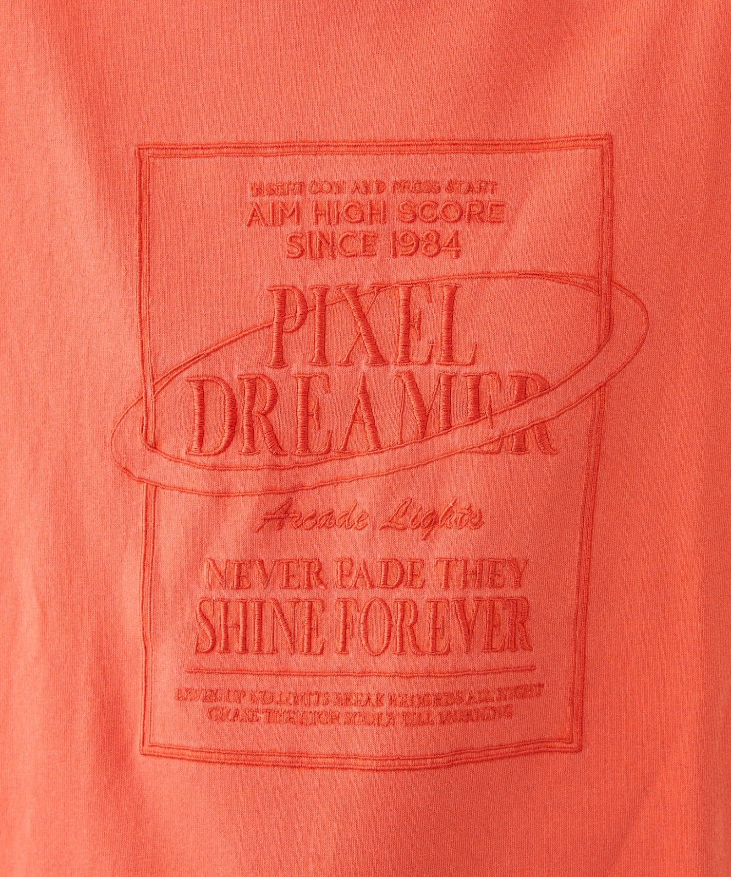 CIAOPANIC TYPY(チャオパニックティピー) 【UNISEX】【プラスサイズあり】スクエア総刺繍ロゴTシャツ