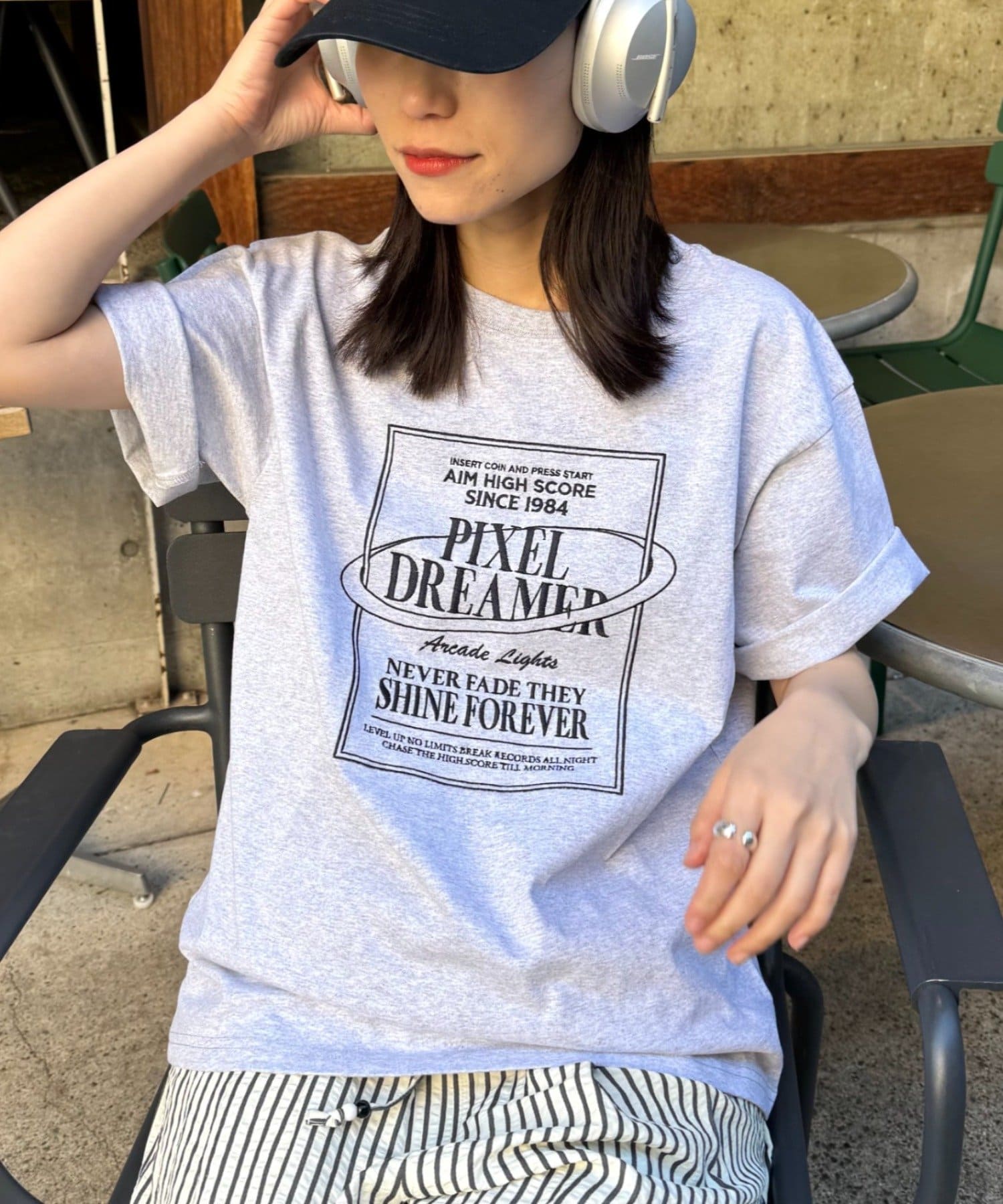 CIAOPANIC TYPY(チャオパニックティピー) 【UNISEX】【プラスサイズあり】スクエア総刺繍ロゴTシャツ