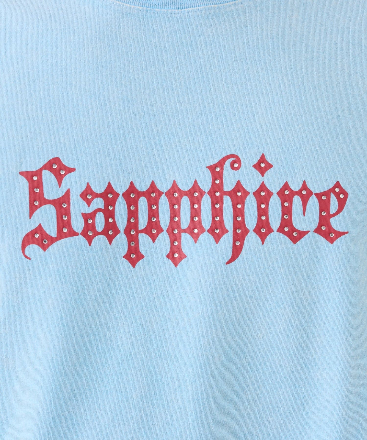 CIAOPANIC TYPY(チャオパニックティピー) 【UNISEX】【WEB限定】SAPPFIREキラキラストーンTシャツ