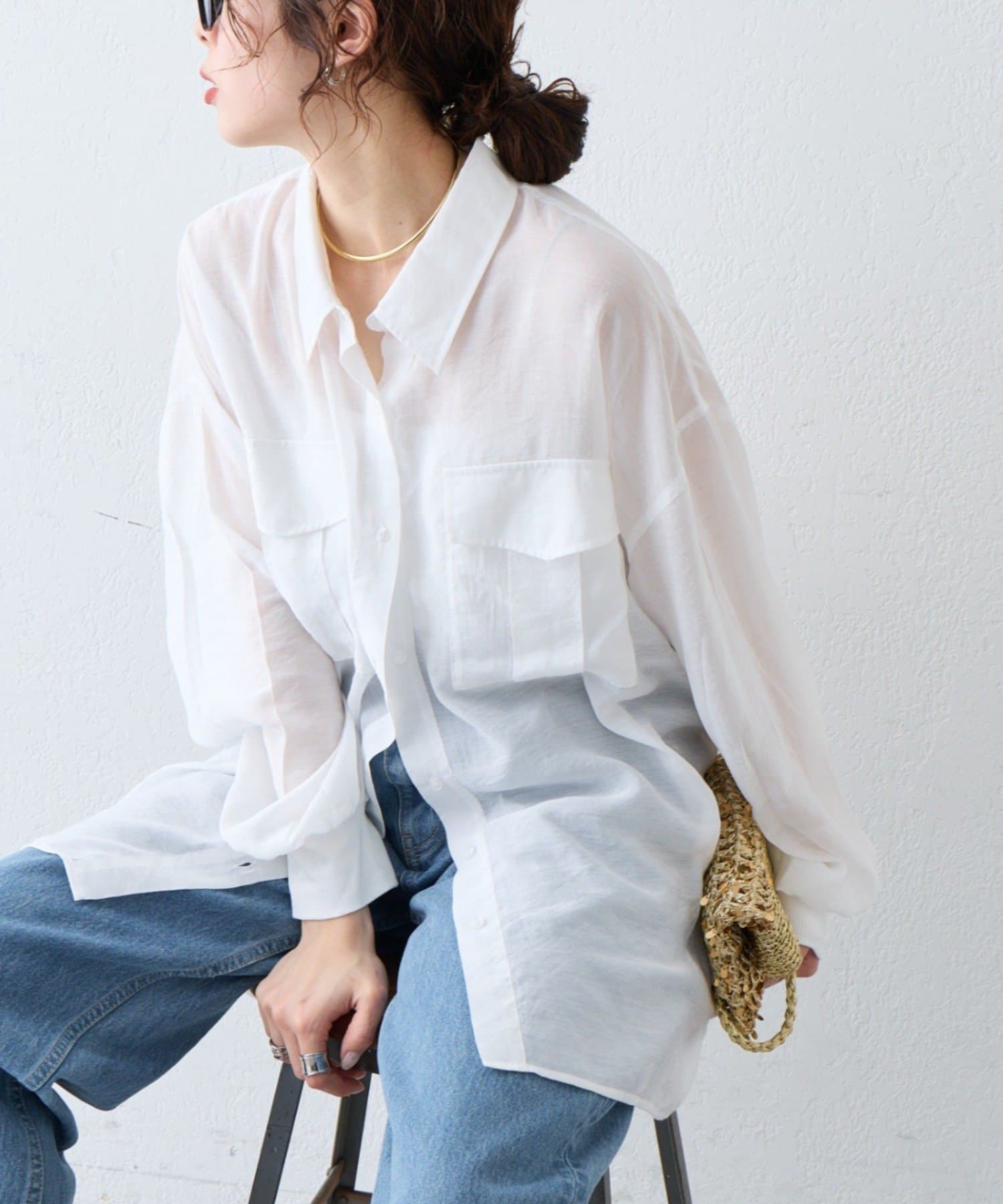 CIAOPANIC TYPY(チャオパニックティピー) 袖リブシアーミリタリーシャツ