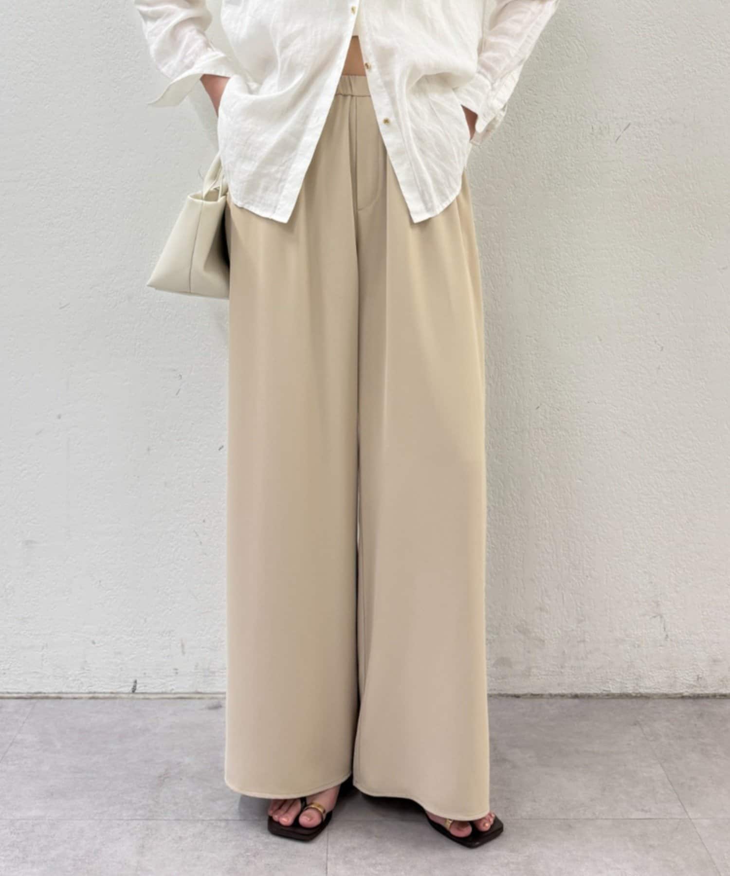 LOUNGEDRESS(ラウンジドレス) イージーワイドタックパンツ