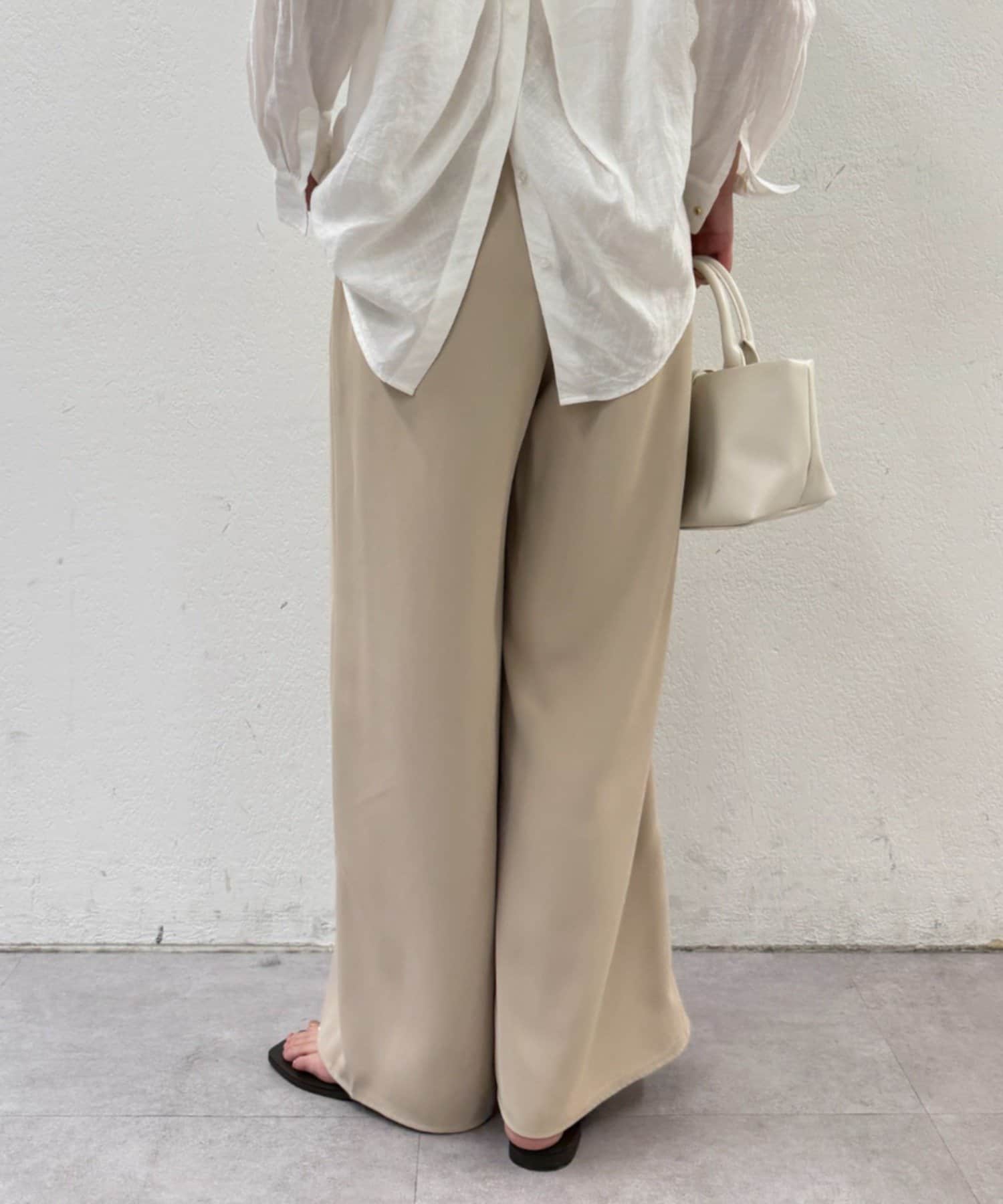 LOUNGEDRESS(ラウンジドレス) イージーワイドタックパンツ