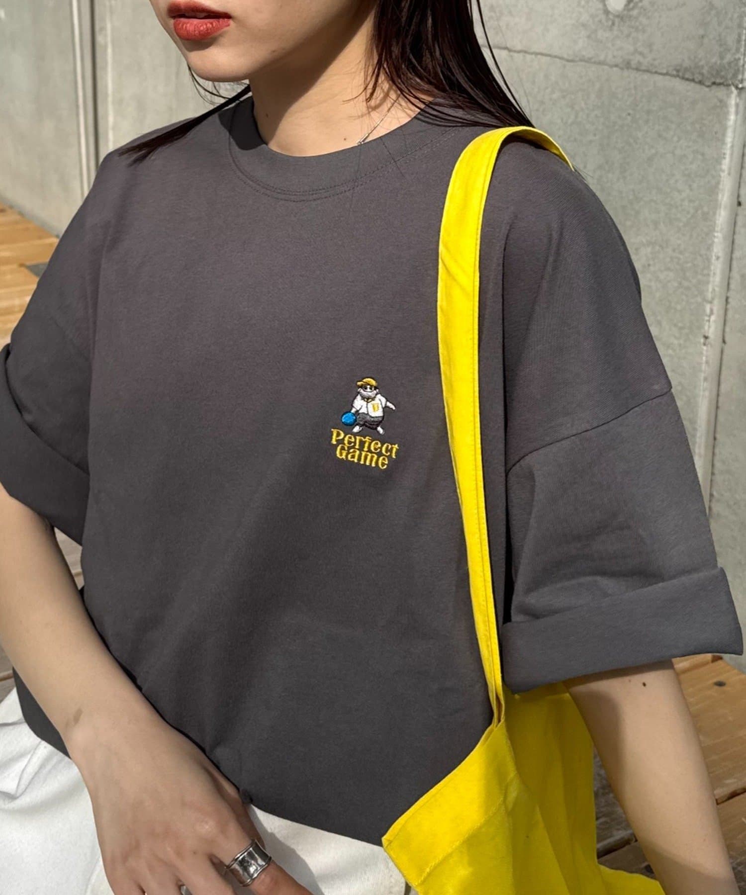 CIAOPANIC TYPY(チャオパニックティピー) 【OJISAN】【ユニセックス】刺繍ロゴバックプリントTEE