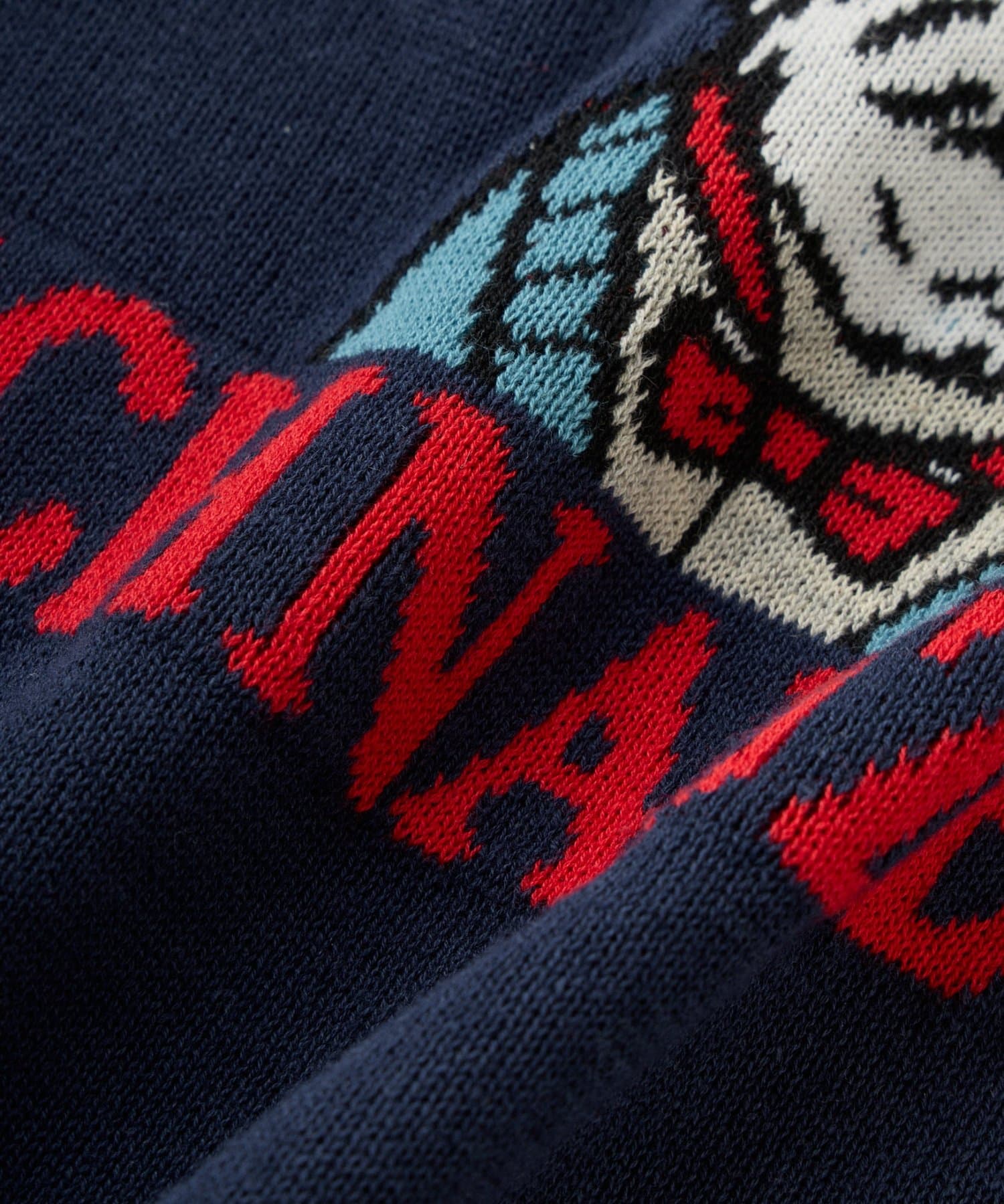 CIAOPANIC TYPY(チャオパニックティピー) 【UNISEX】アニマル柄サマーニット袖切替し配色TEE