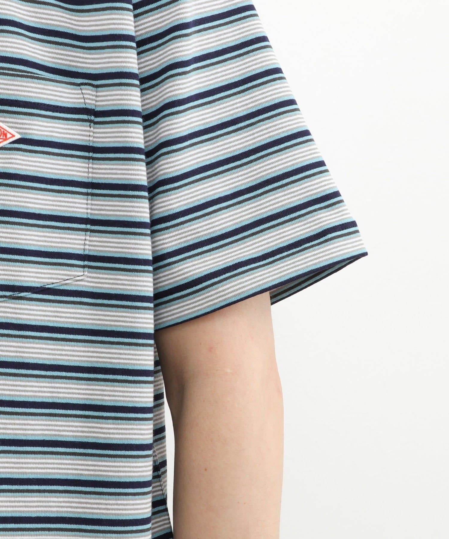 NOLLEY'S(ノーリーズ) 【DANTON】STRIPE POCKET T-SHIRT STRIPE