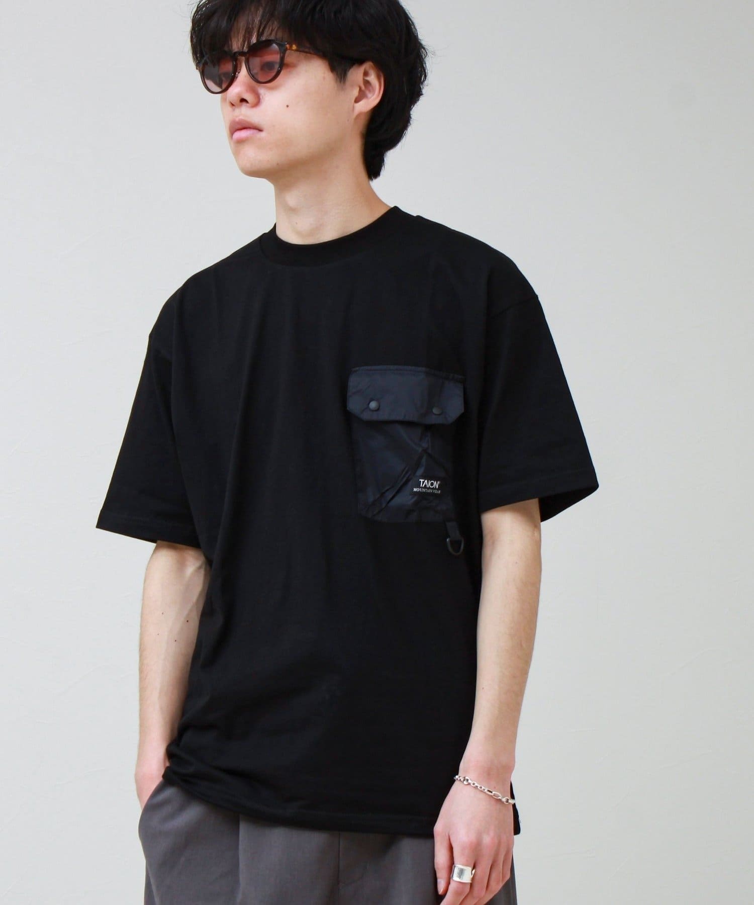 FREDY & GLOSTER(フレディ アンド グロスター) 【TAION / タイオン】MOUNTAION FRAP POCKET T-SH
