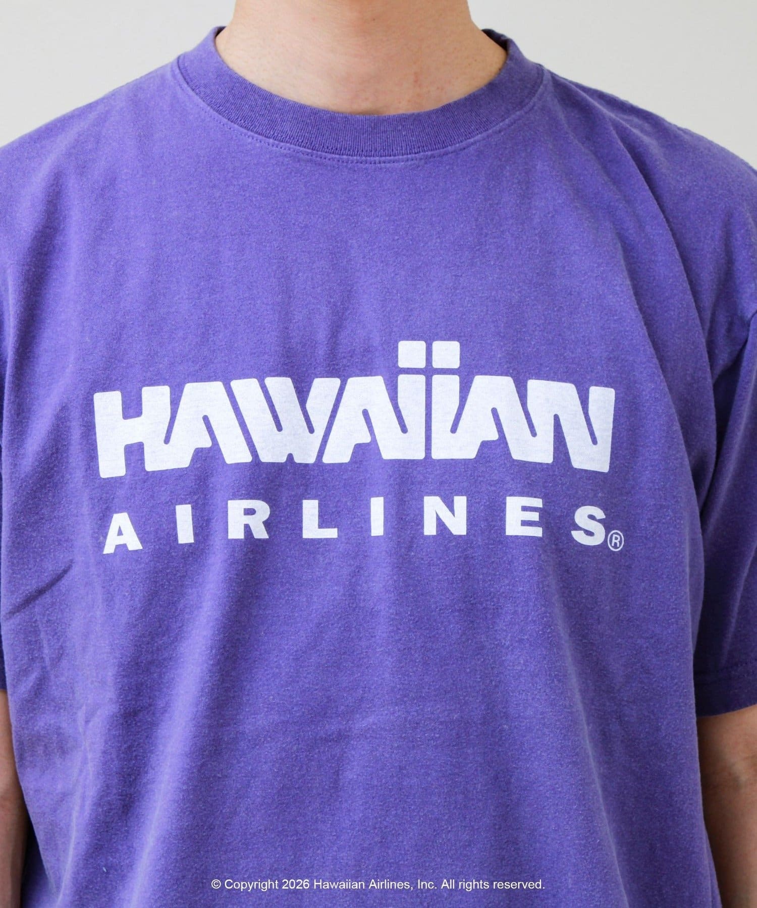 FREDY & GLOSTER(フレディ アンド グロスター) 【GOOD ROCK SPEED】HAWAIIAN AIRLINE ロゴTシャツ