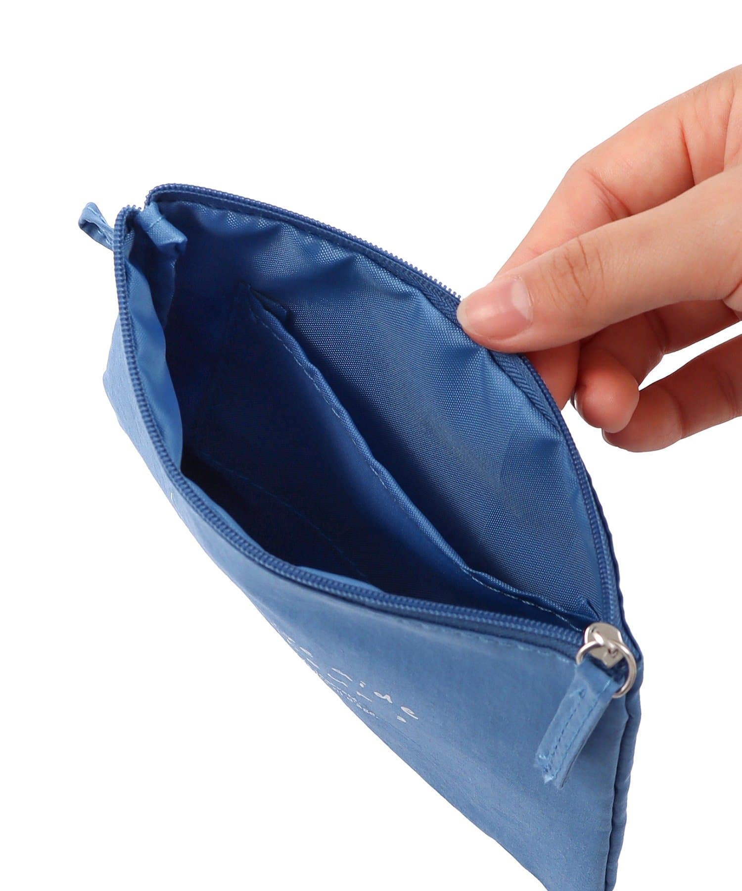 3COINS(スリーコインズ) はっ水ミニフラットポーチ