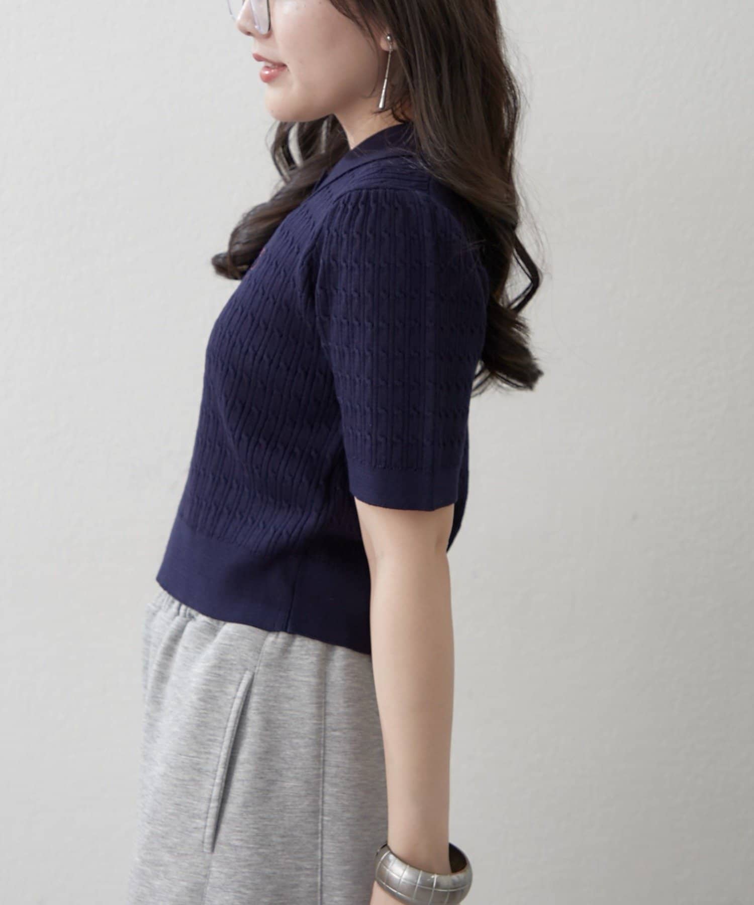 Remind me and forever(リマインドミーアンドフォーエバー) 【U.S.POLOASSN.】半袖ポロニット