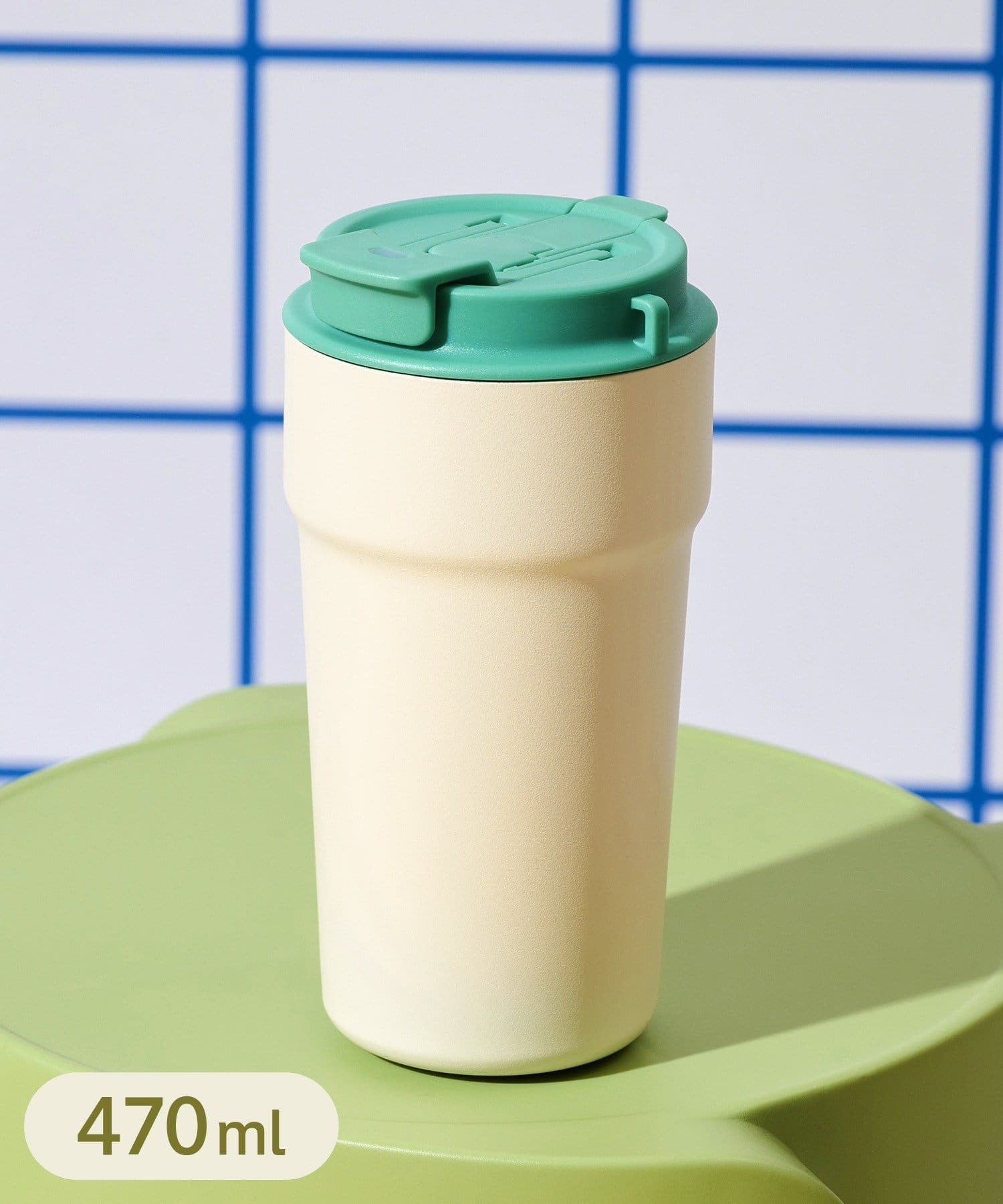 3COINS(スリーコインズ) フタ付きステンレスタンブラー：470ml／CUSTOM TUMBLER