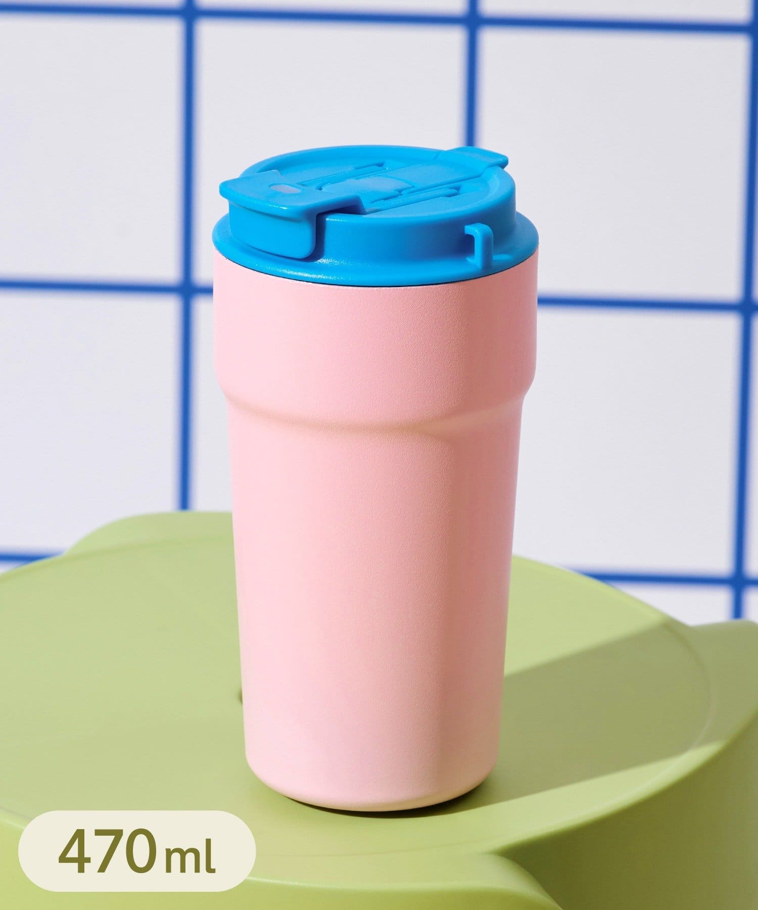 3COINS(スリーコインズ) フタ付きステンレスタンブラー：470ml／CUSTOM TUMBLER