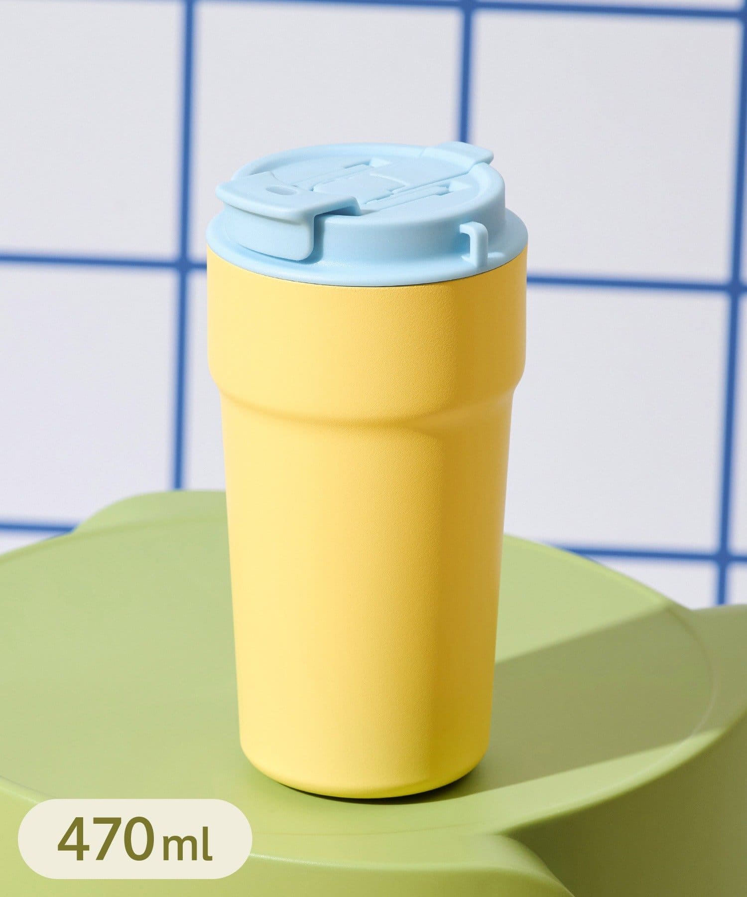 3COINS(スリーコインズ) フタ付きステンレスタンブラー：470ml／CUSTOM TUMBLER