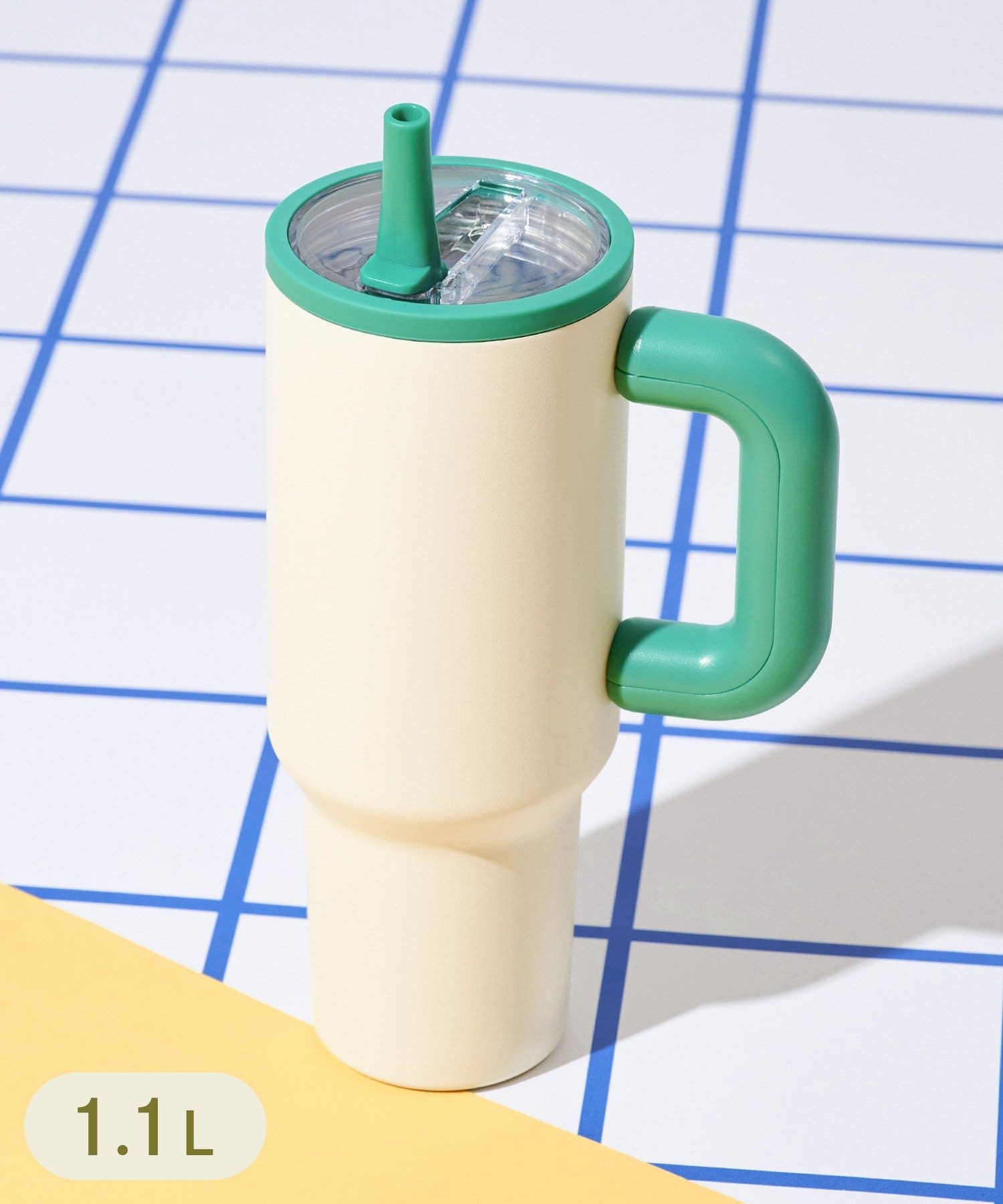 3COINS(スリーコインズ) 大容量ステンレスタンブラー：1.1L／CUSTOM TUMBLER