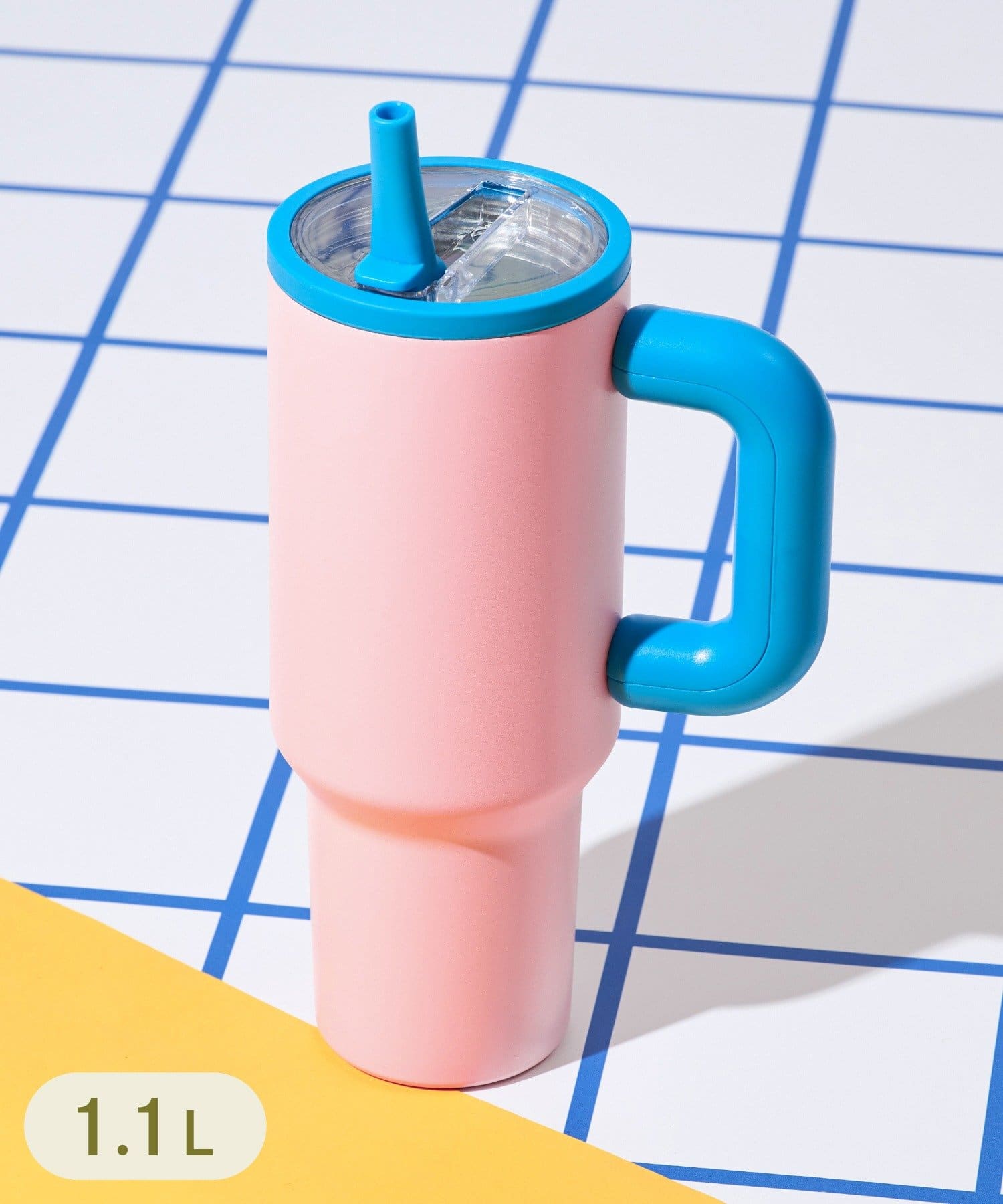 3COINS(スリーコインズ) 大容量ステンレスタンブラー：1.1L／CUSTOM TUMBLER