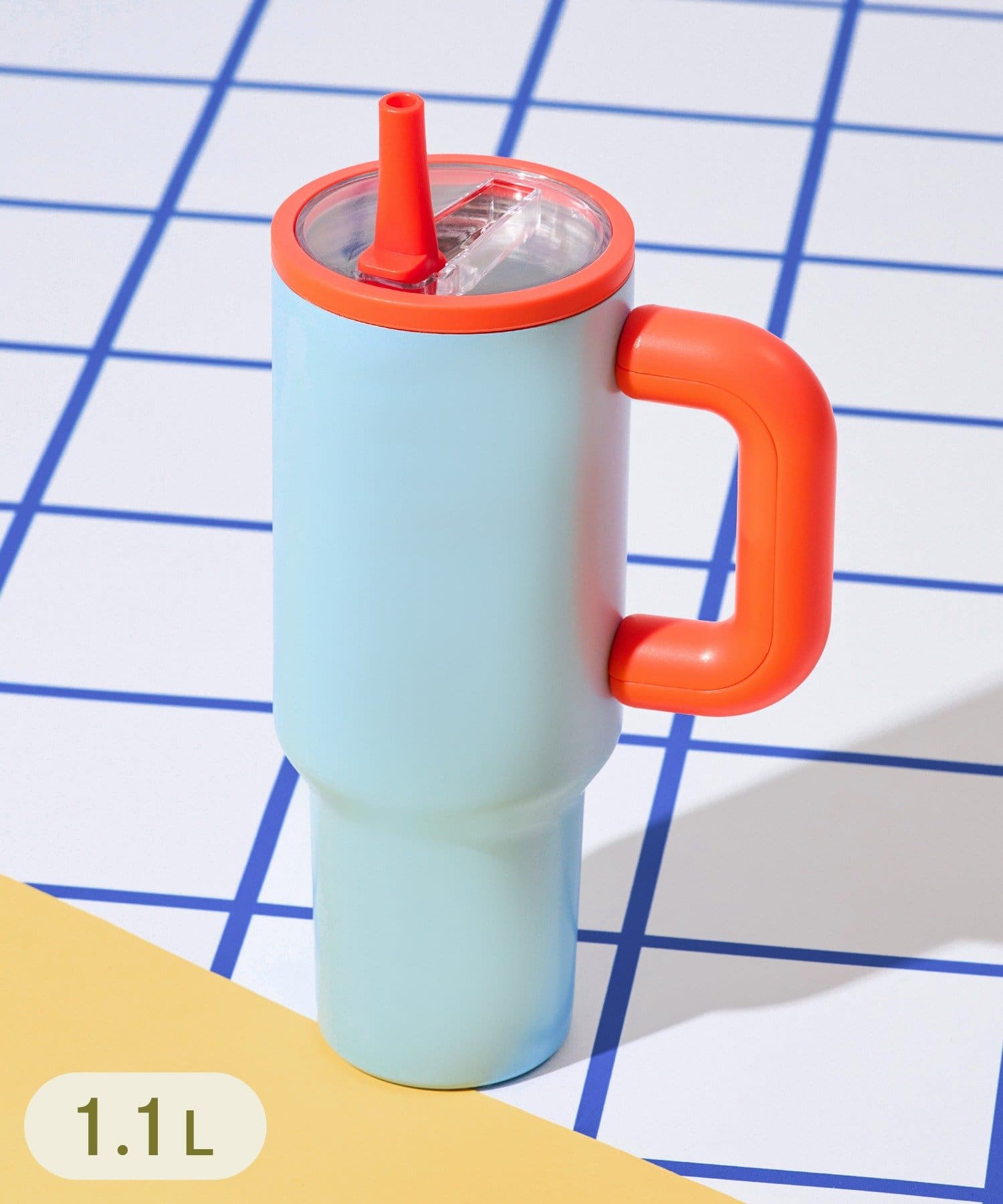 3COINS(スリーコインズ) 大容量ステンレスタンブラー：1.1L／CUSTOM TUMBLER