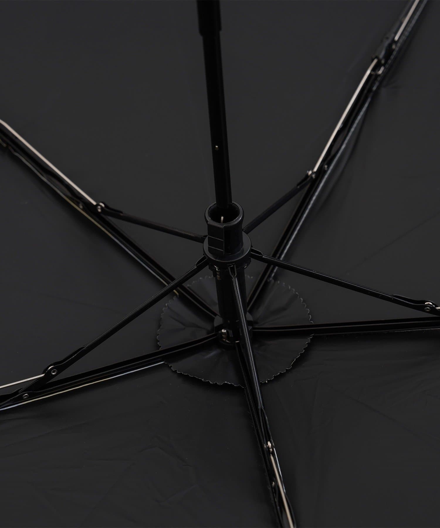 3COINS(スリーコインズ) 《約145g》晴雨兼用折傘軽量ストライプ