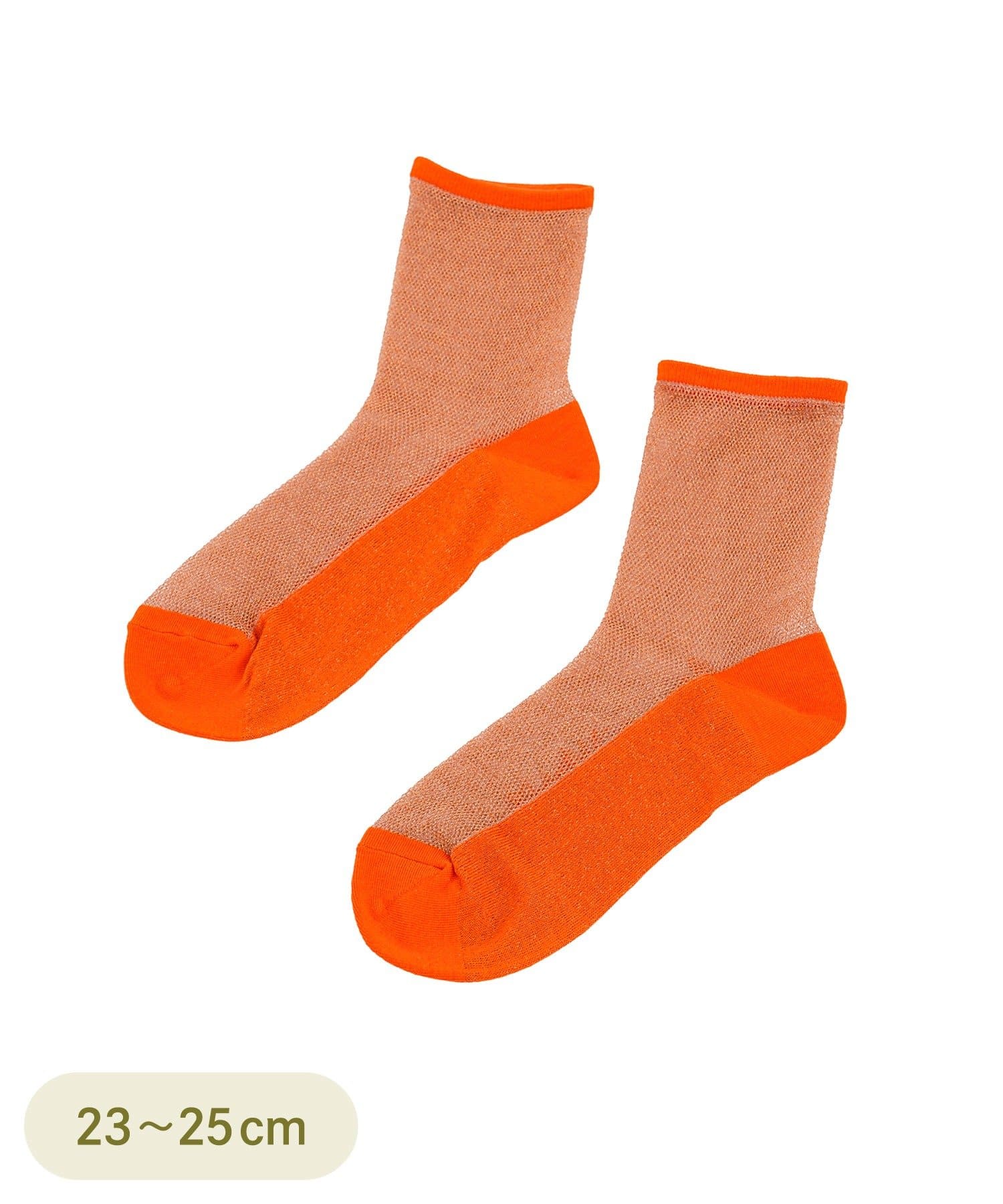 3COINS(スリーコインズ) 抗菌防臭加工グリッターソックス