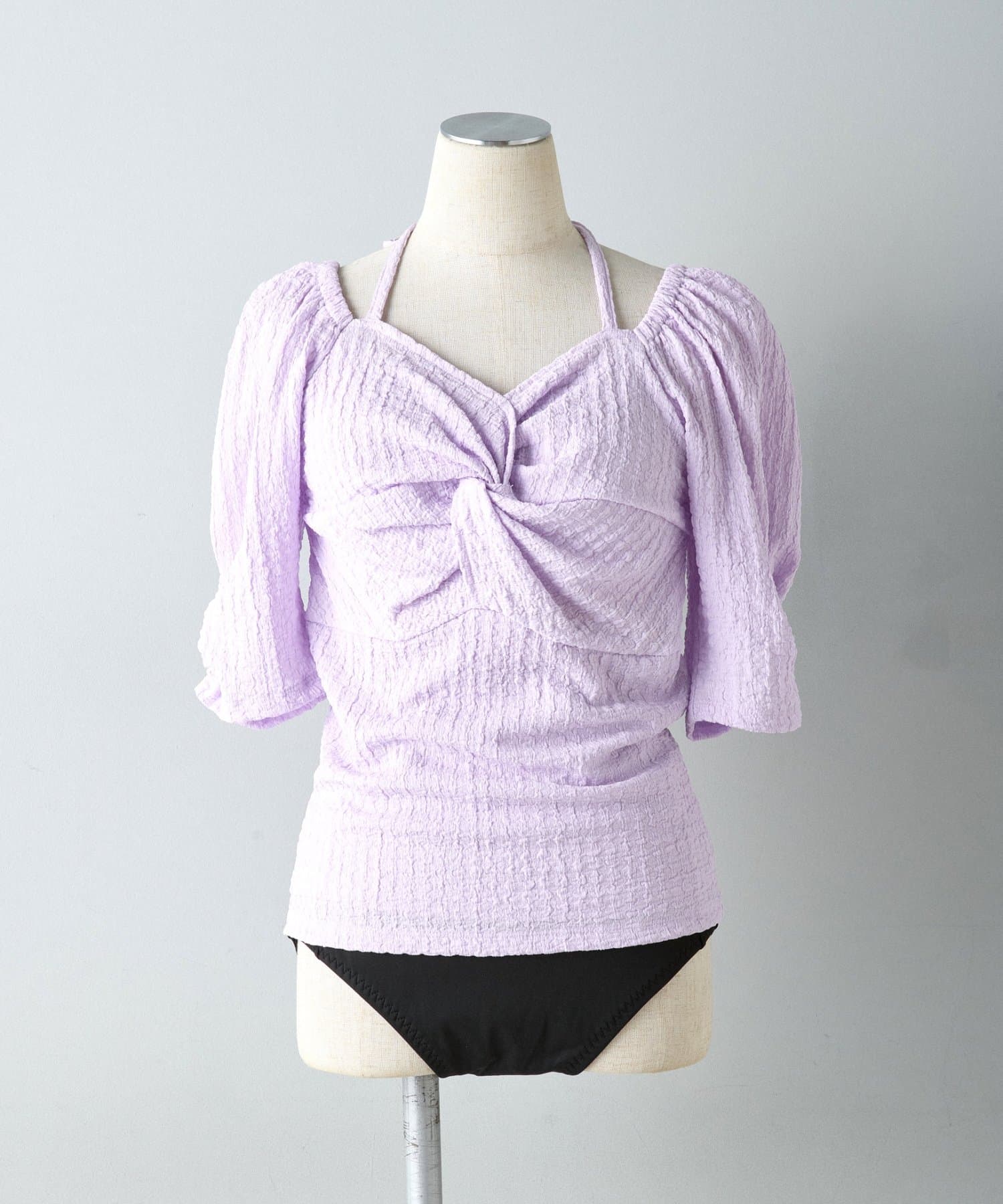 natural couture(ナチュラルクチュール) 【水着】ねじりトップス＋ショーツSET