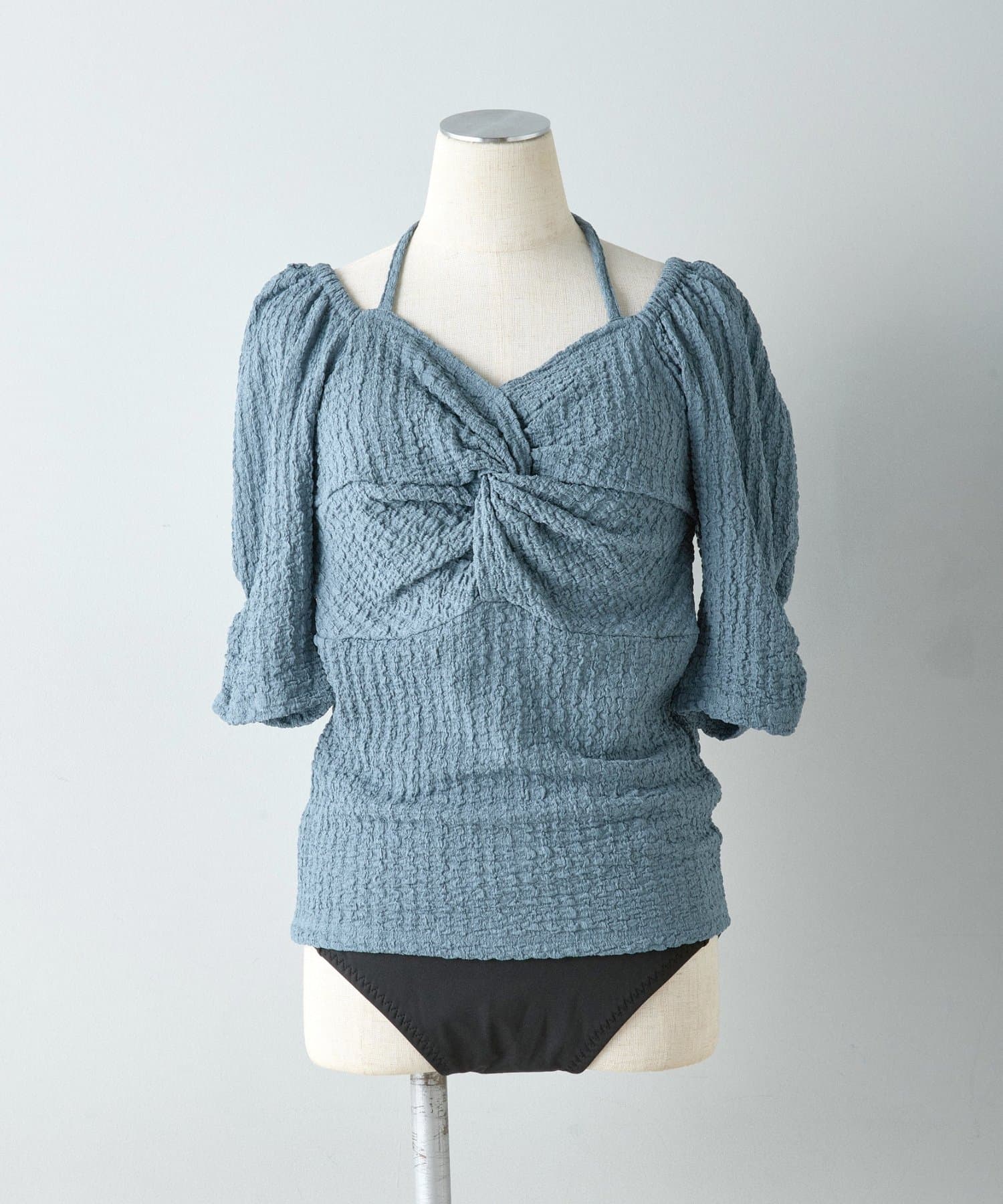 natural couture(ナチュラルクチュール) 【水着】ねじりトップス＋ショーツSET