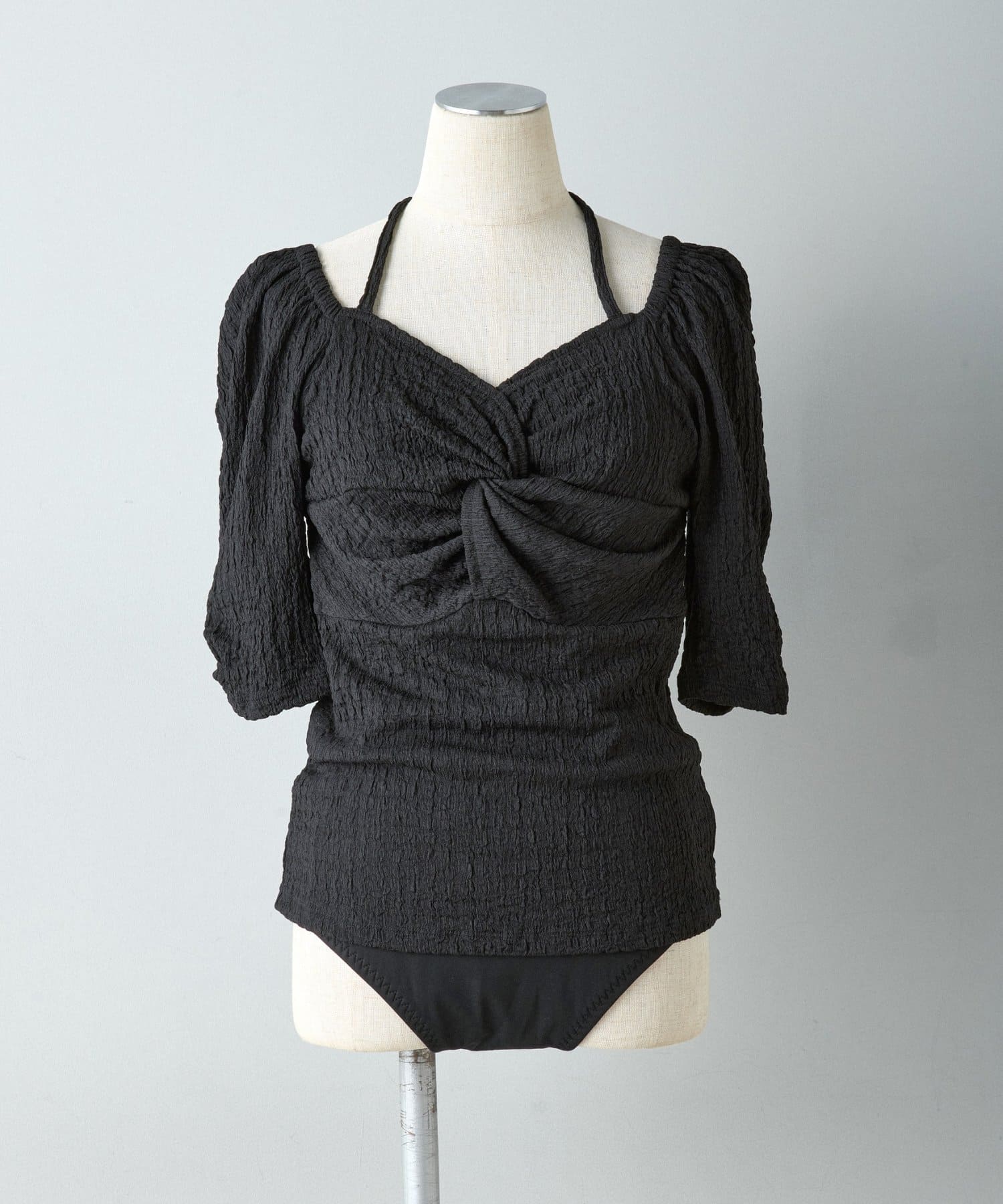 natural couture(ナチュラルクチュール) 【水着】ねじりトップス＋ショーツSET