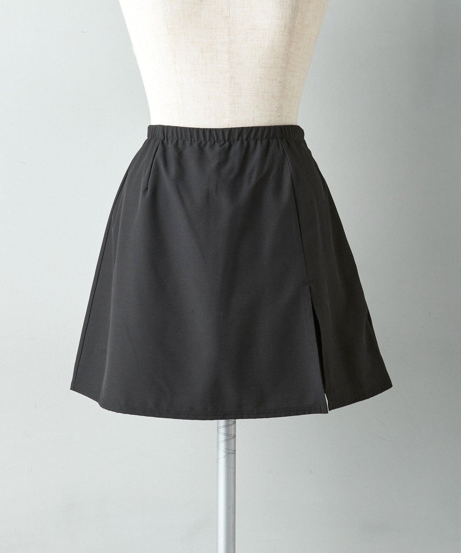 natural couture(ナチュラルクチュール) 【水着】ファスナー付きキュロット