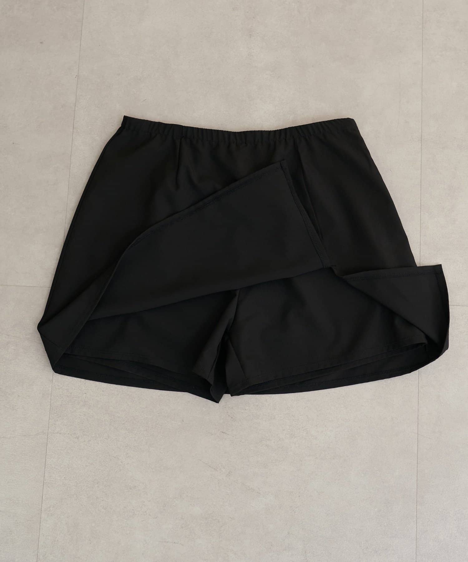 natural couture(ナチュラルクチュール) 【水着】ファスナー付きキュロット