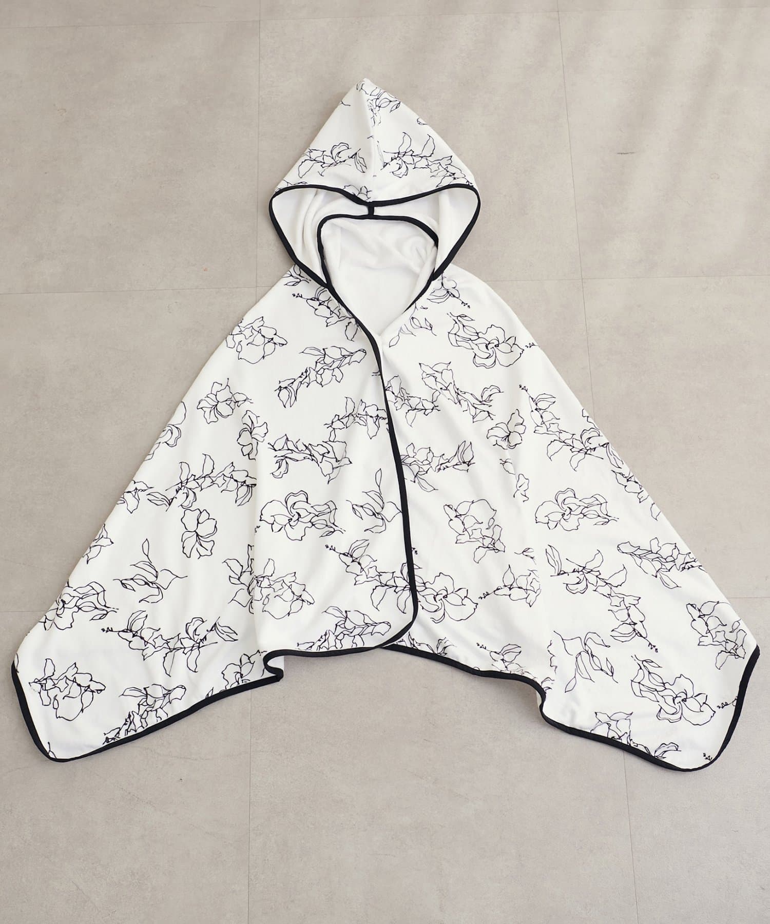 natural couture(ナチュラルクチュール) フード付きマルチWAYタオル