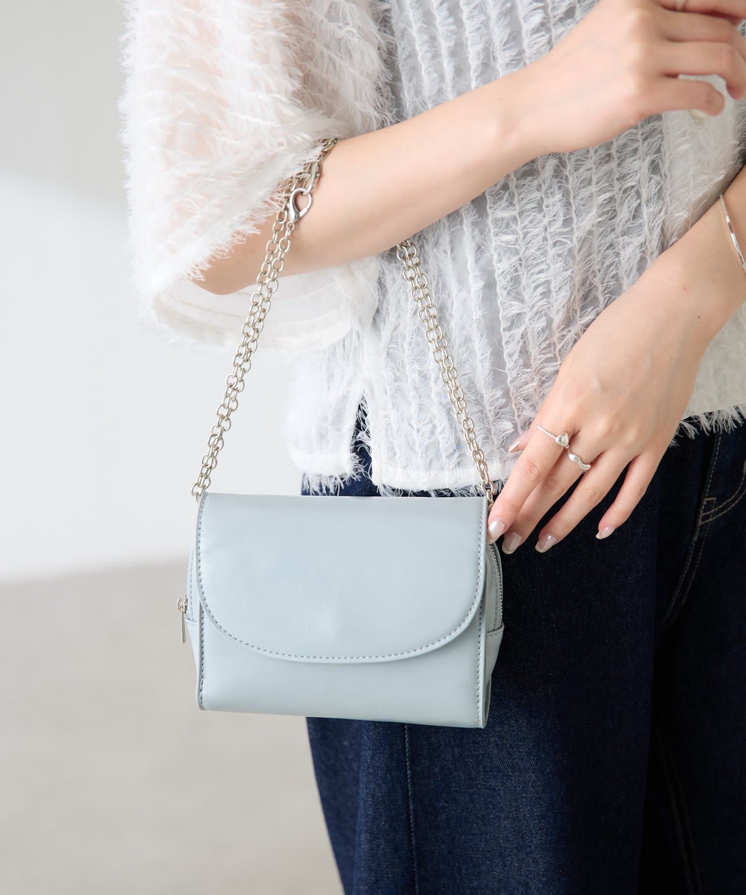 COLLAGE GALLARDAGALANTE(コラージュ ガリャルダガランテ) 【PAPILLONNER/パピヨネ】ウォレットチェーンショルダーバッグ