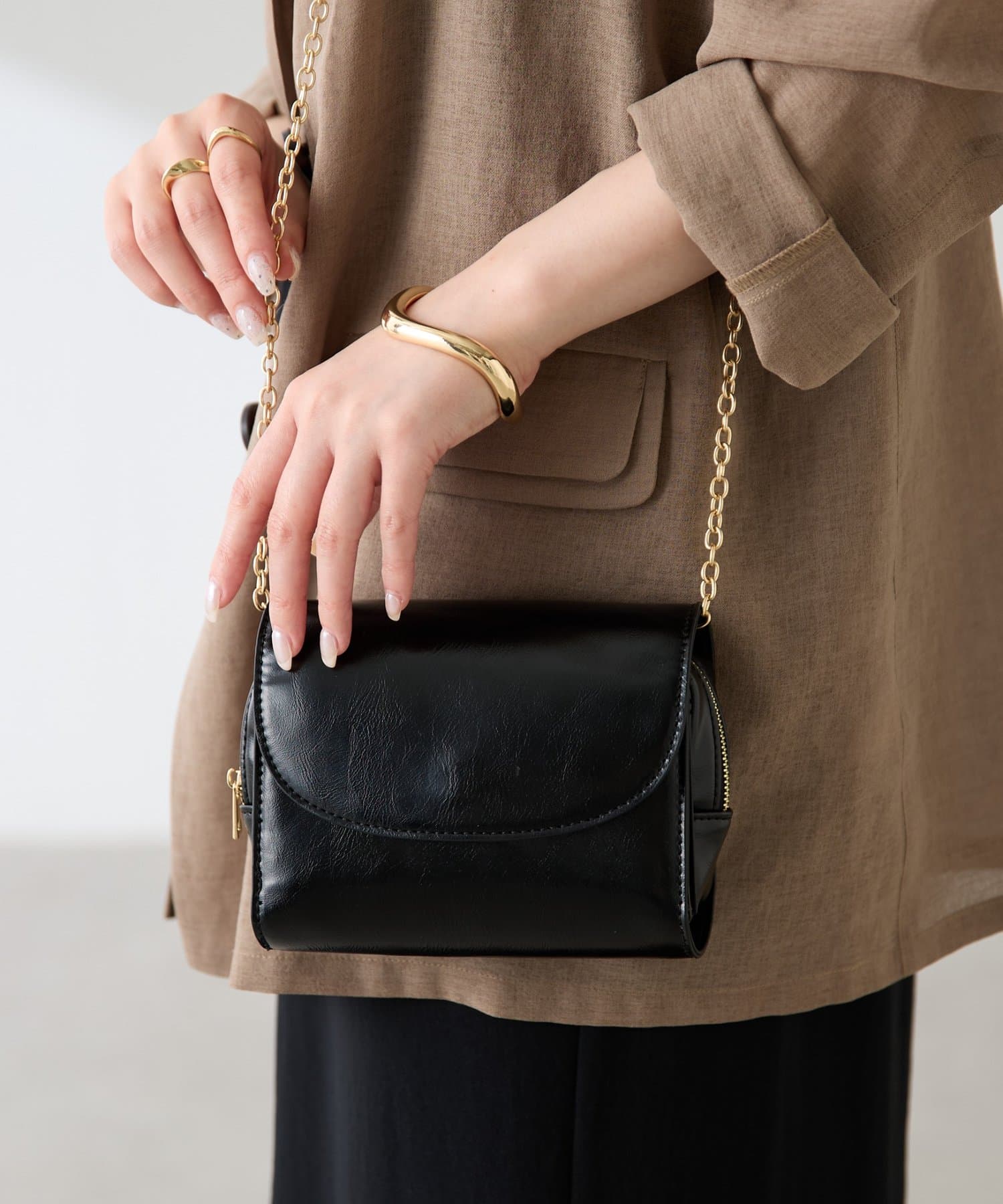 COLLAGE GALLARDAGALANTE(コラージュ ガリャルダガランテ) 【PAPILLONNER/パピヨネ】ウォレットチェーンショルダーバッグ