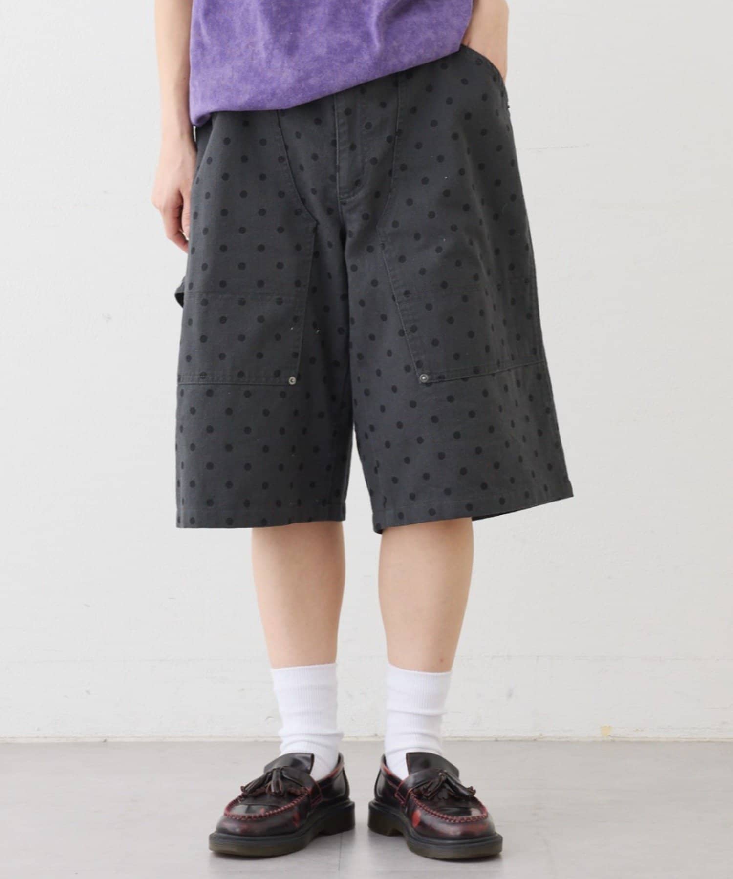 CIAOPANIC TYPY(チャオパニックティピー) 【UNISEX】【プラスサイズあり】アソート柄ブッシュハーフパンツ/WEB限定カラーあり