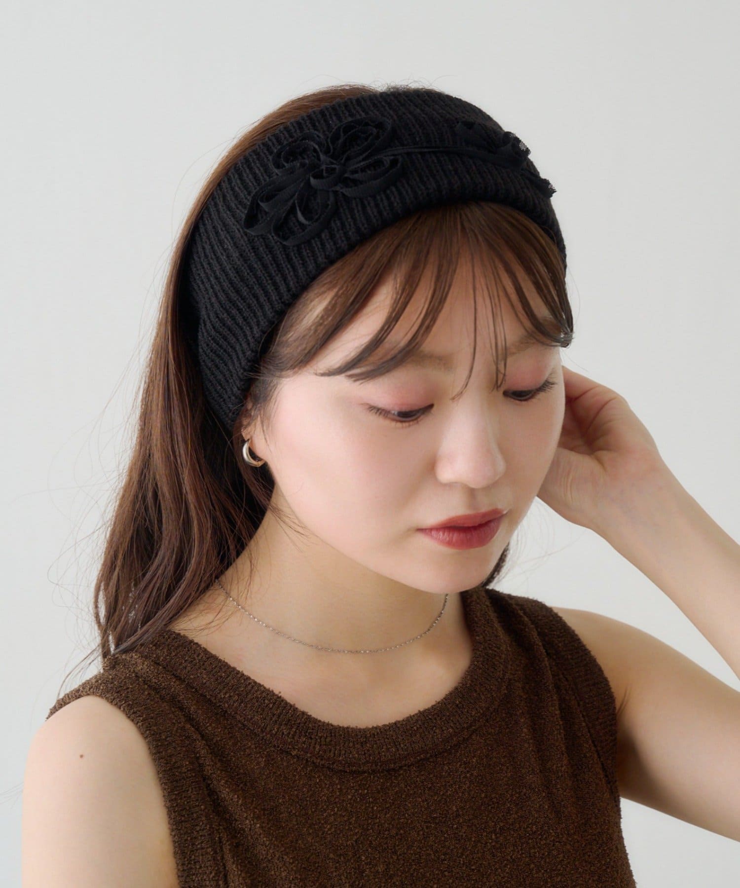 Kastane(カスタネ) フラワーモチーフヘアバンド