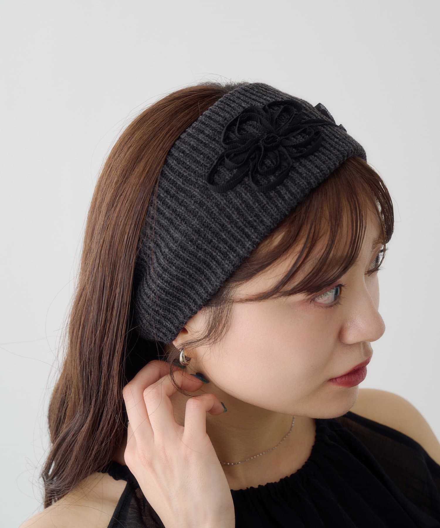 Kastane(カスタネ) フラワーモチーフヘアバンド