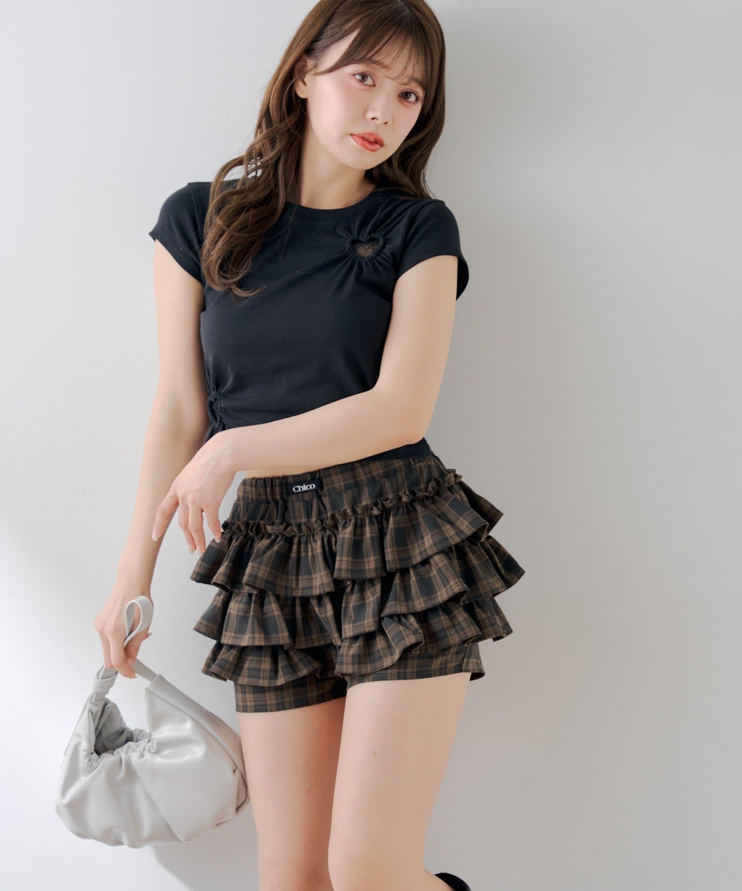 Chico(チコ) レイヤードティアードショートパンツ