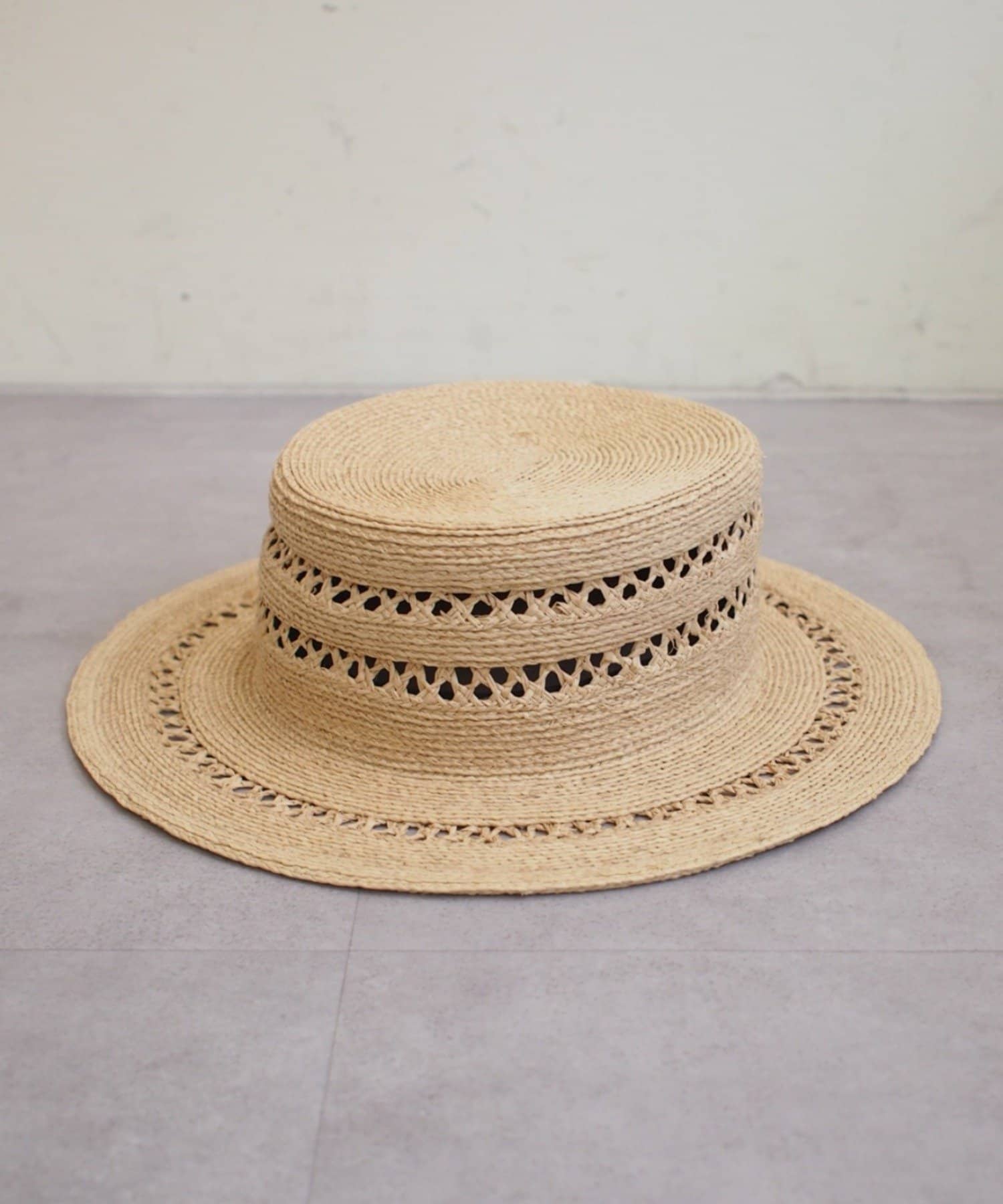 LOUNGEDRESS(ラウンジドレス) 【GALENA/ガレナ】フラットラフィアハット