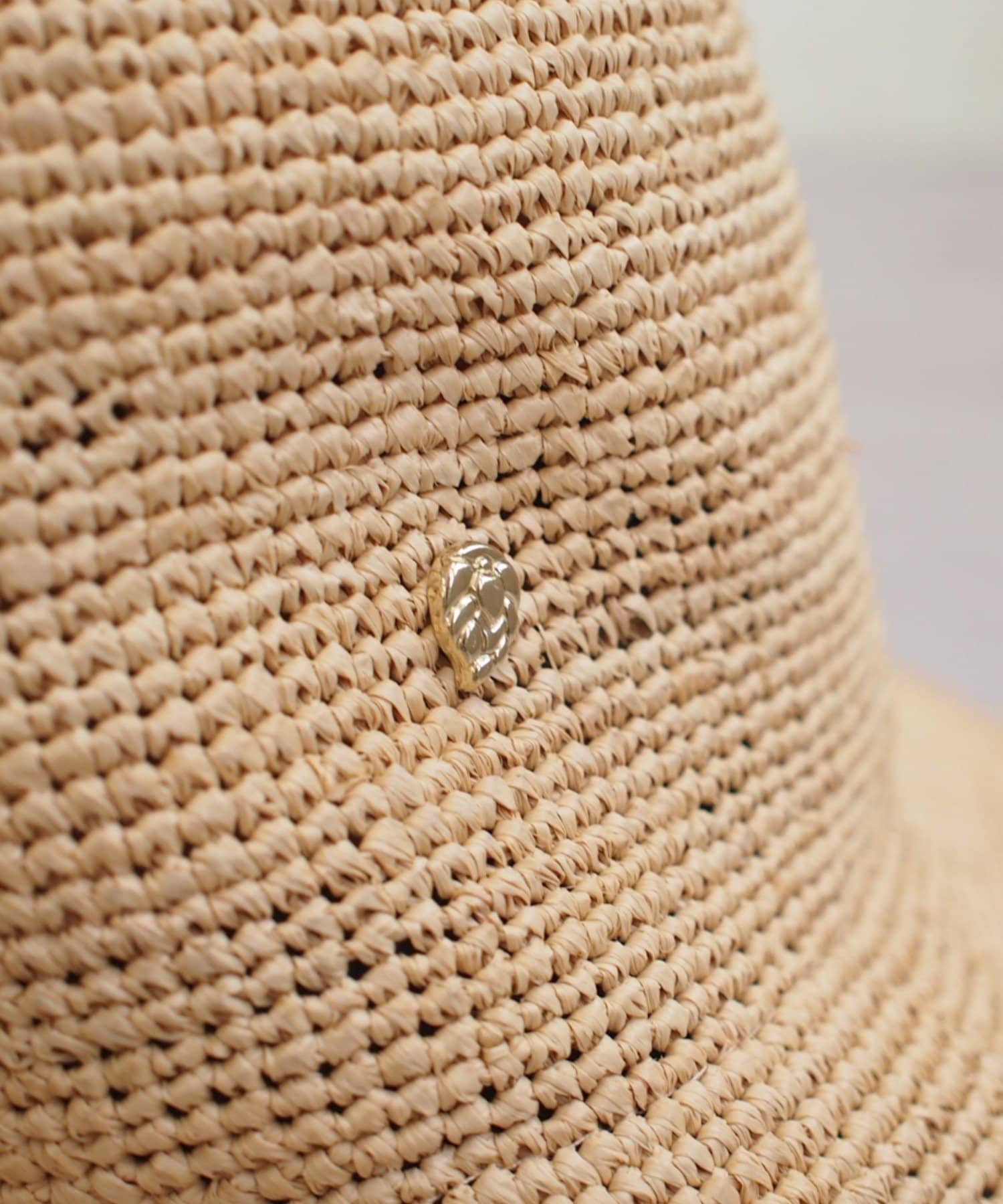 LOUNGEDRESS(ラウンジドレス) 【GALENA/ガレナ】メタルポイントラフィアハット