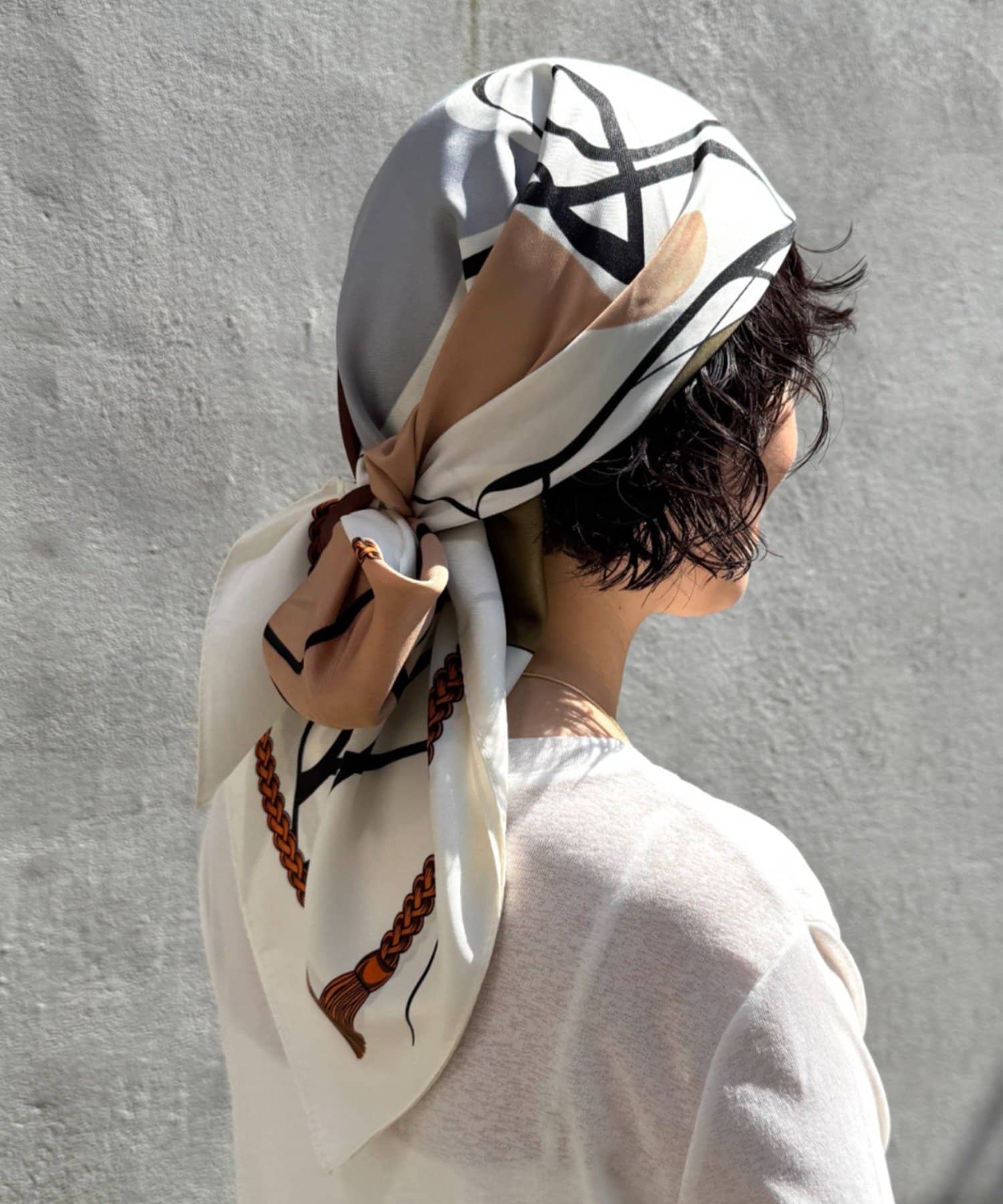 LOUNGEDRESS(ラウンジドレス) 【GALENA/ガレナ】アートラインスカーフ