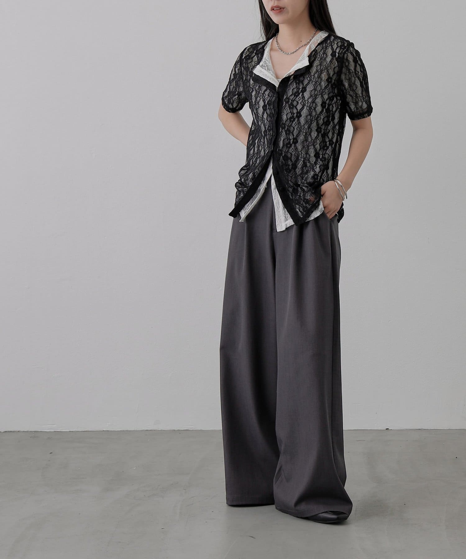 COLONY 2139(コロニー トゥーワンスリーナイン) ストレッチレースカーディガン