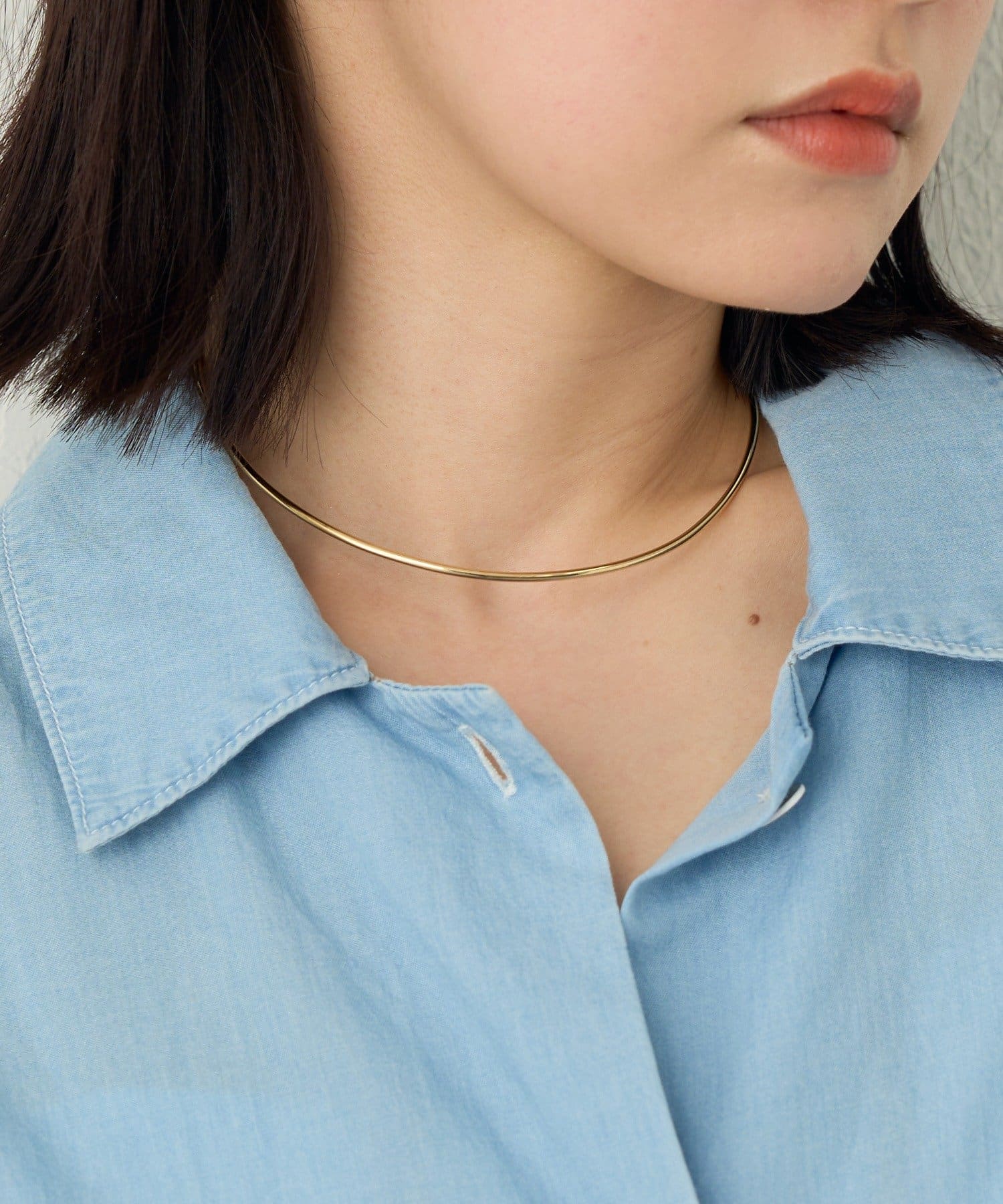 Omekashi(オメカシ) シンプルワイヤーチョーカー