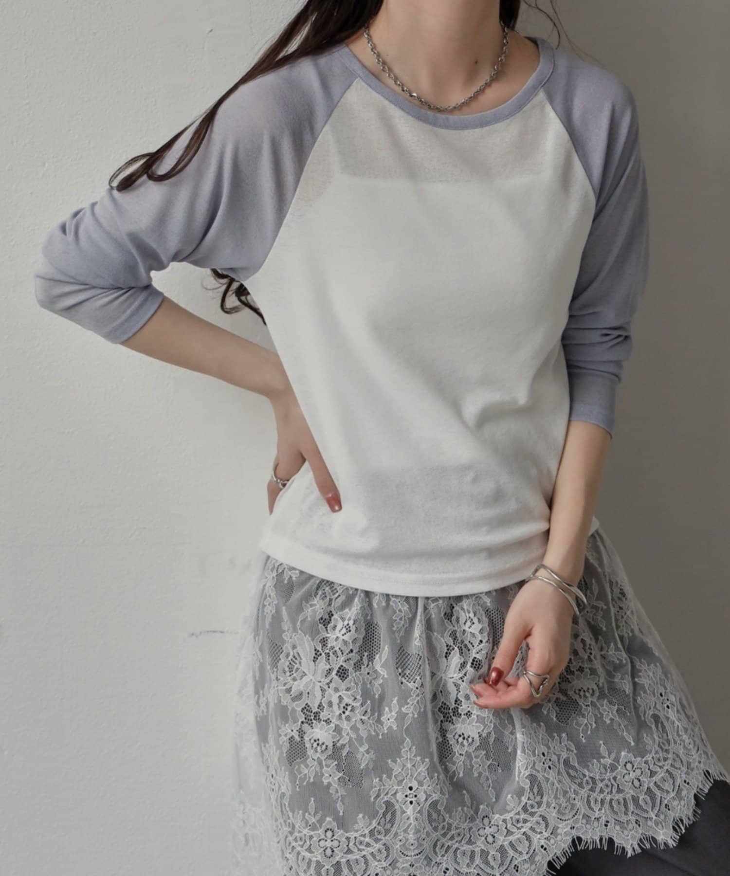 COLONY 2139(コロニー トゥーワンスリーナイン) シアーラグランTシャツ