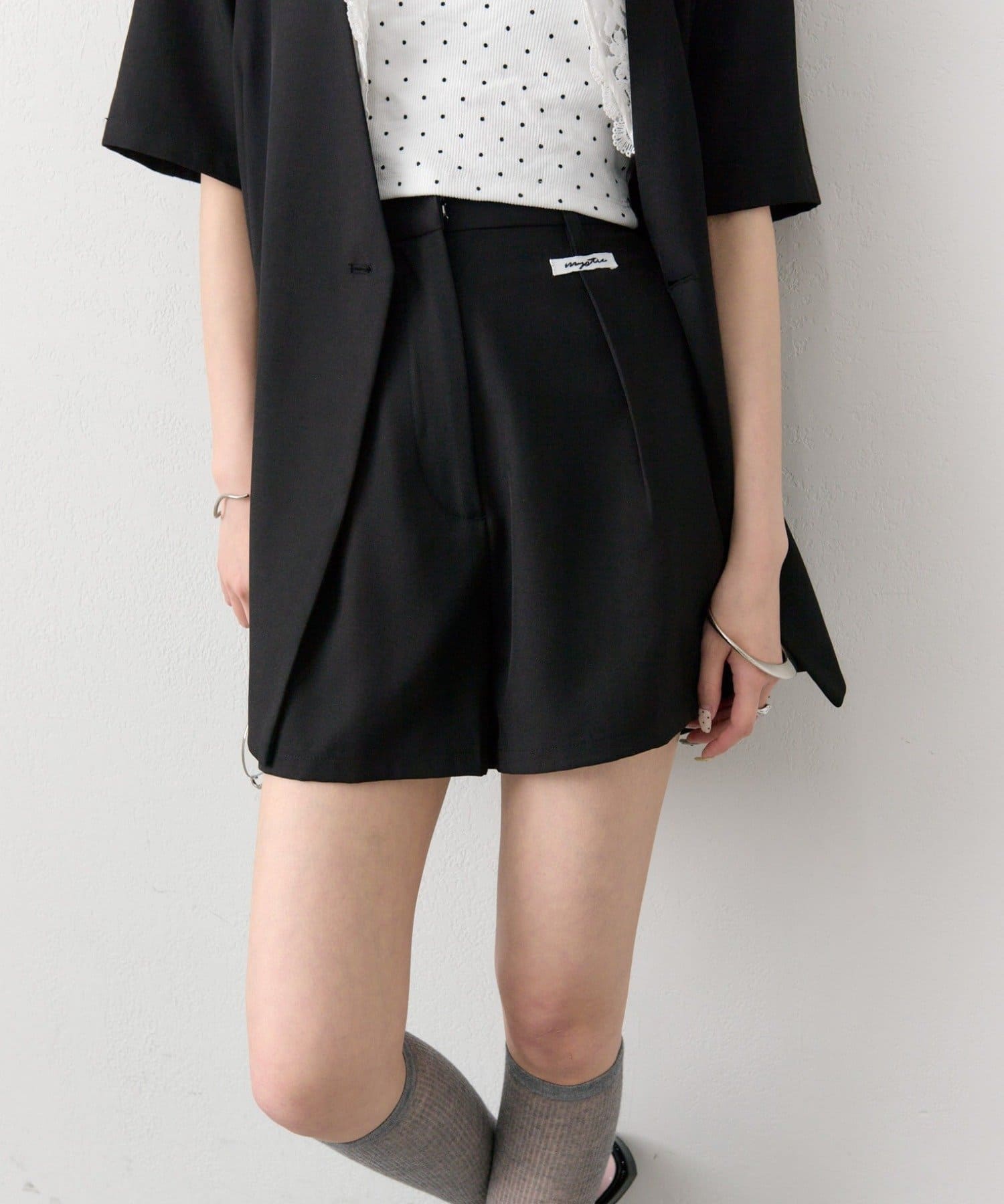 mystic(ミスティック) タックショートパンツ