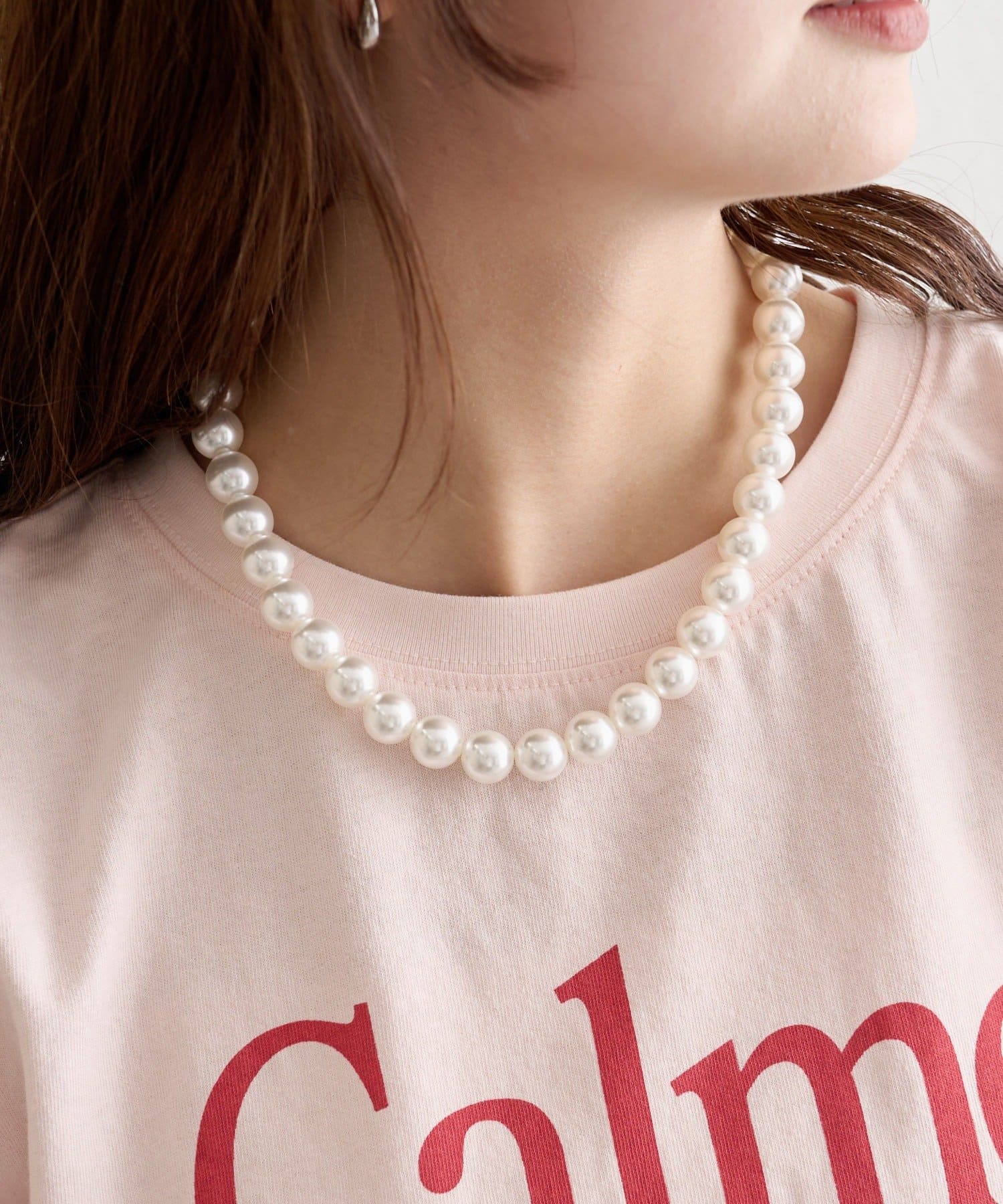 mystic(ミスティック) BIGパールネックレス