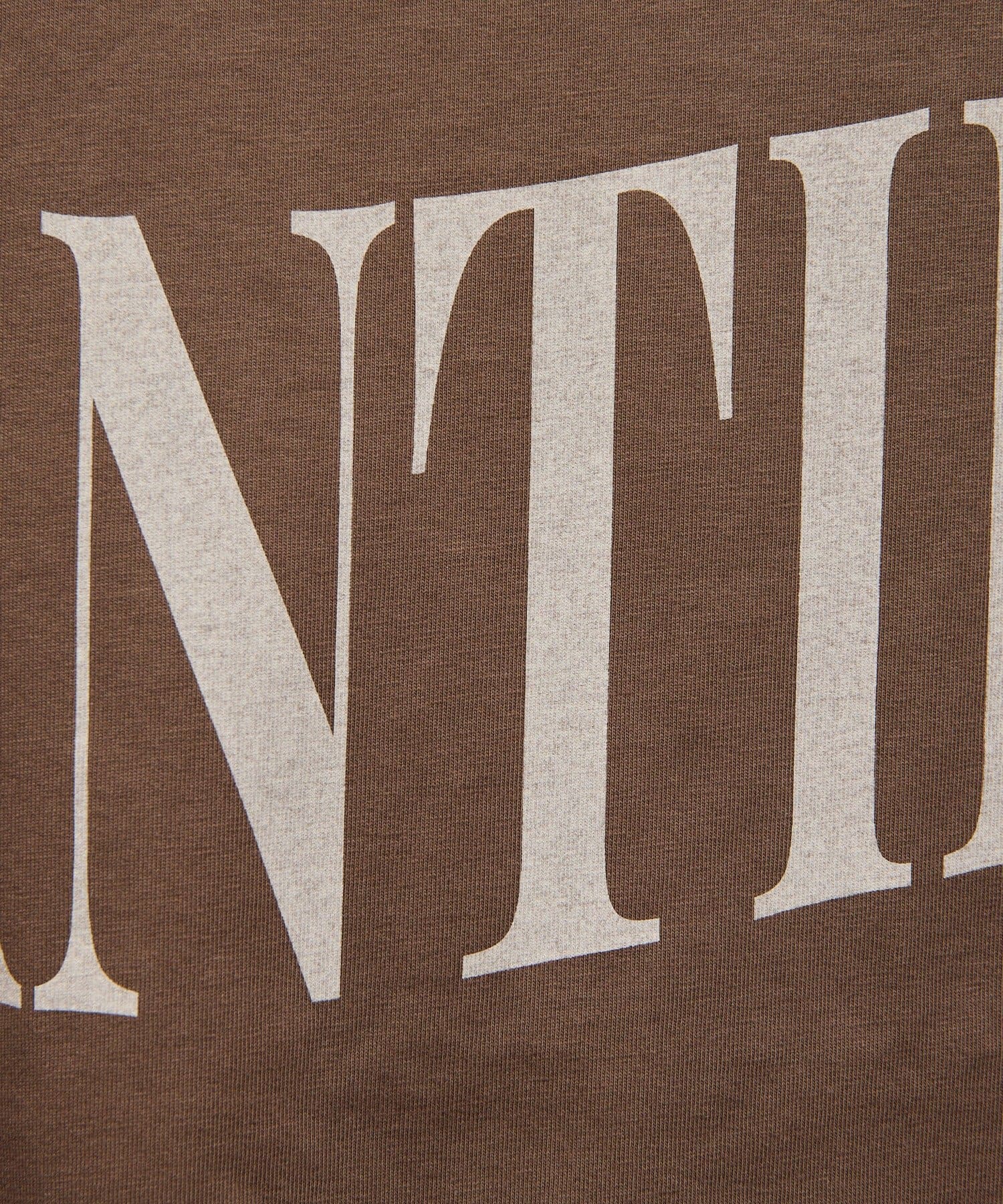 GALLARDAGALANTE(ガリャルダガランテ) オフショルロゴカットソー