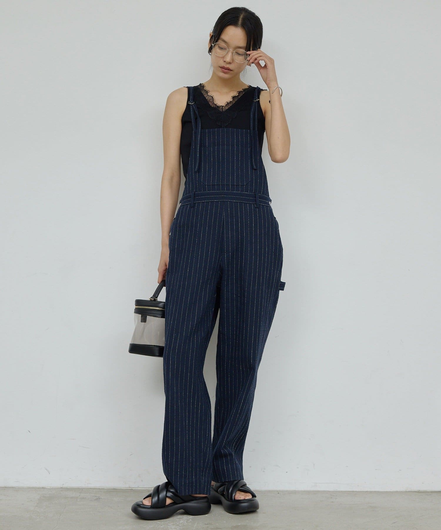 GALLARDAGALANTE(ガリャルダガランテ) リネンサロペット