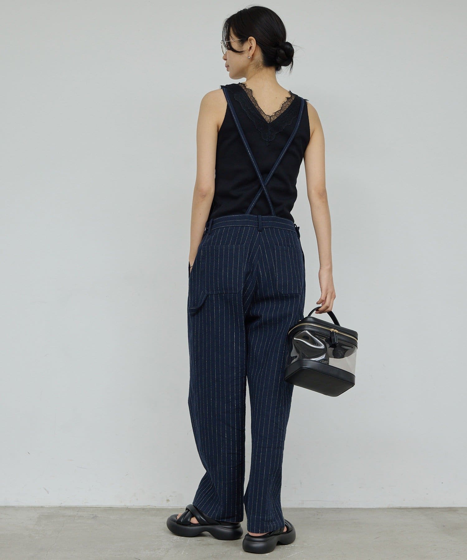 GALLARDAGALANTE(ガリャルダガランテ) リネンサロペット