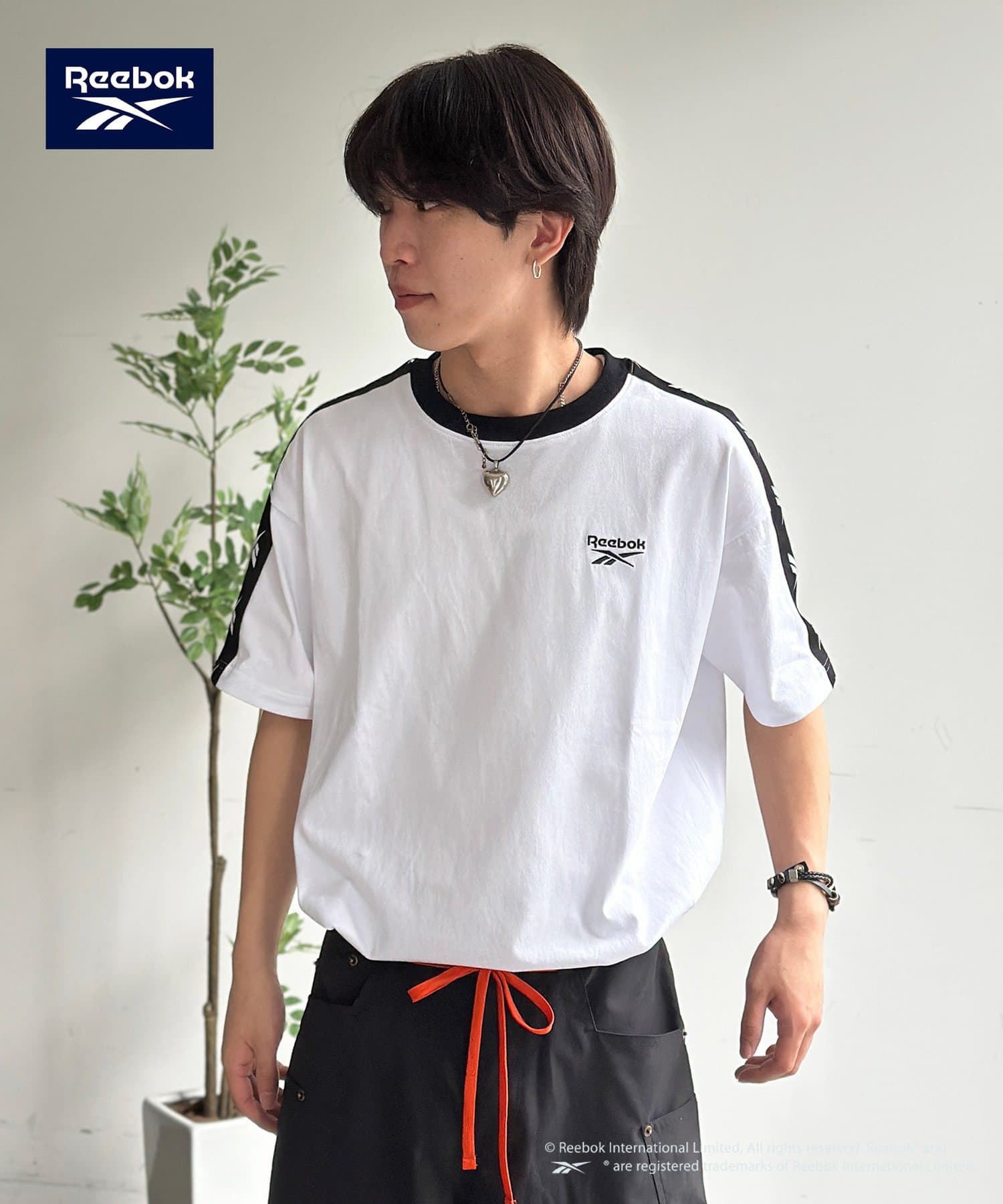 CPCM(シーピーシーエム) 【Reebok】肩ラインT