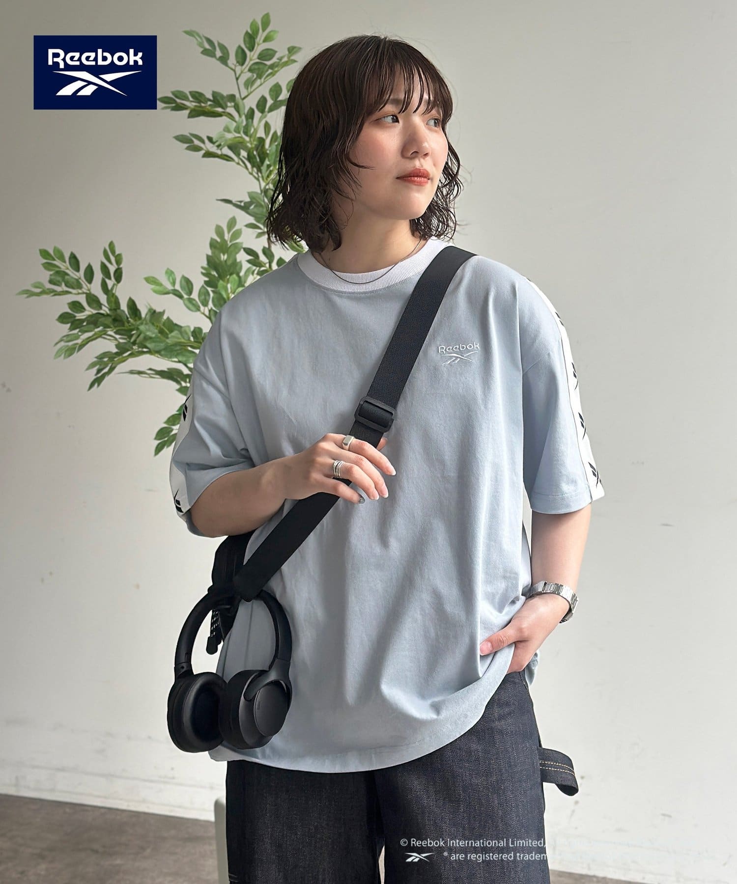 CPCM(シーピーシーエム) 【Reebok】肩ラインT