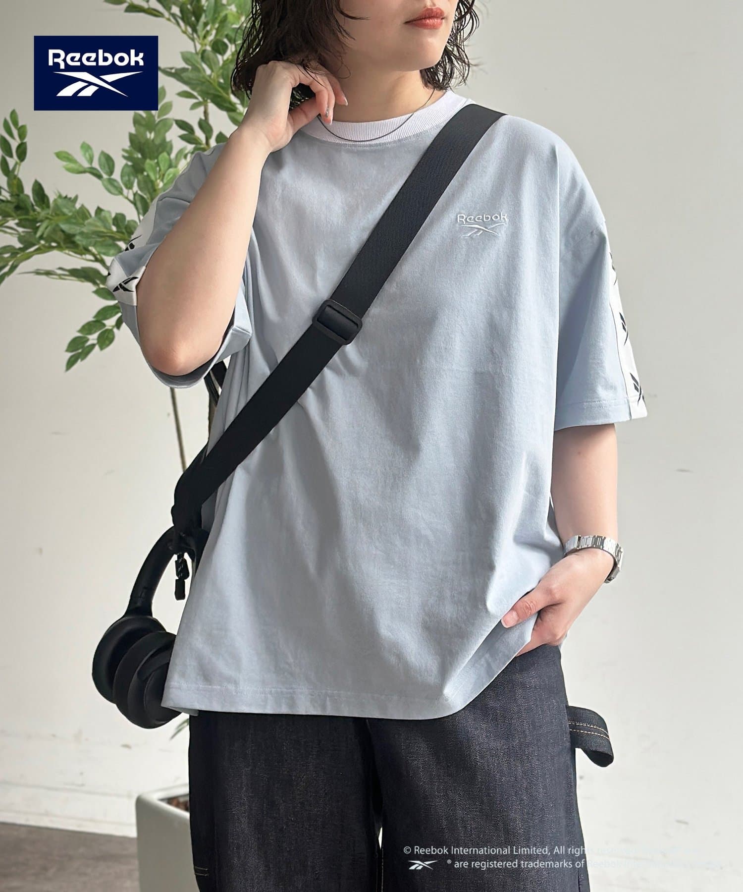 CPCM(シーピーシーエム) 【Reebok】肩ラインT