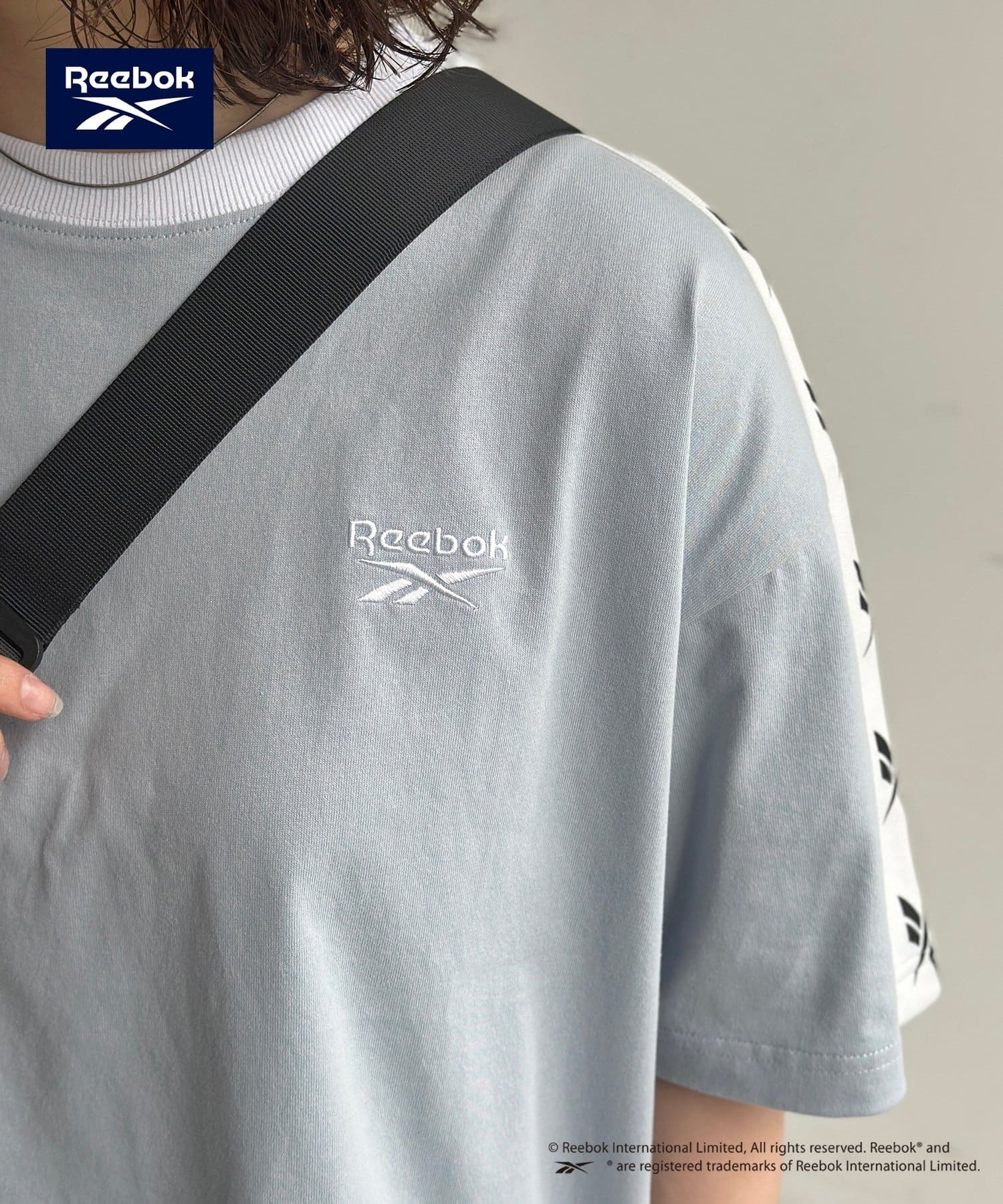 CPCM(シーピーシーエム) 【Reebok】肩ラインT