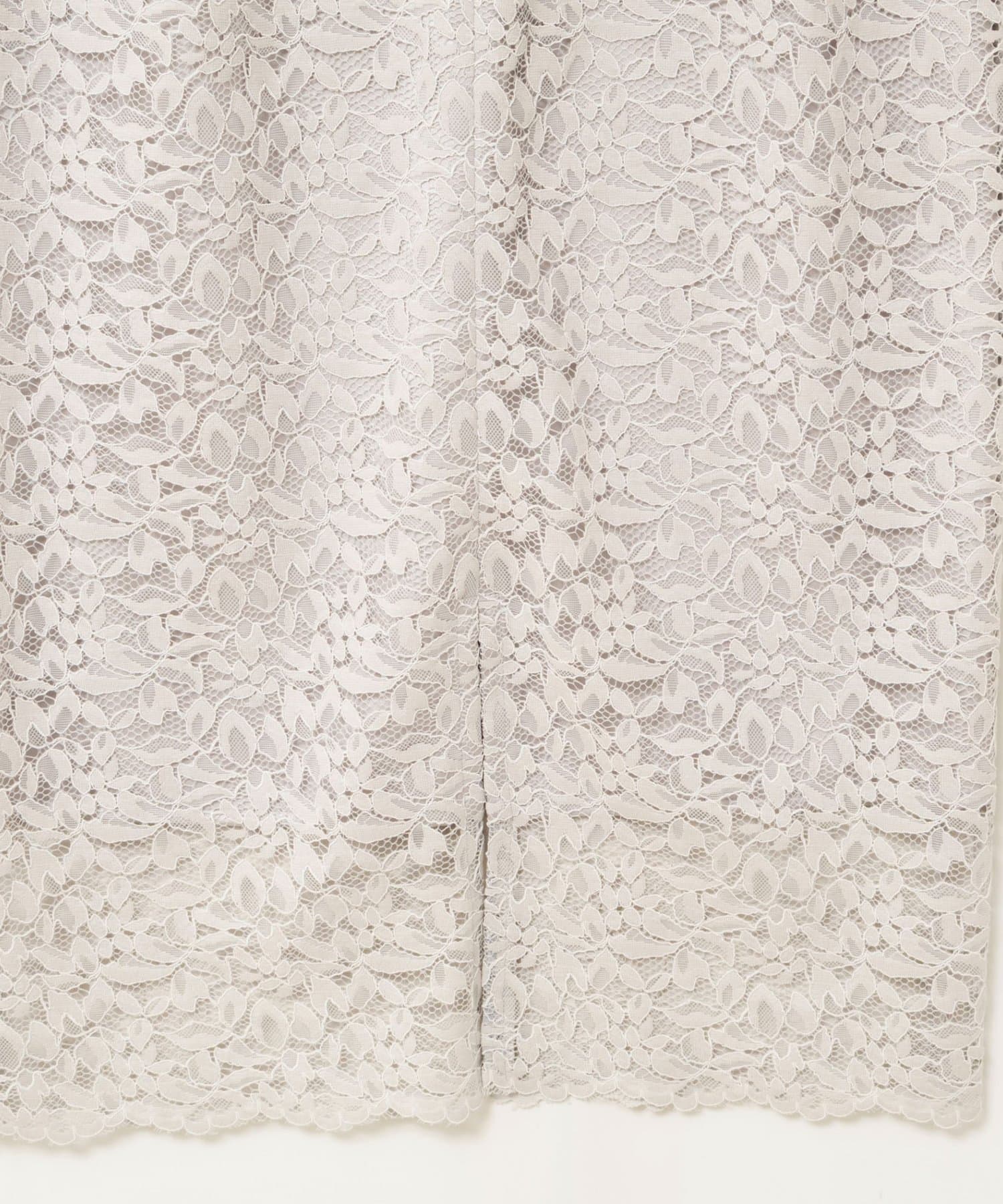 NOLLEY'S(ノーリーズ) ウォッシャブルコードレースタイトスカート